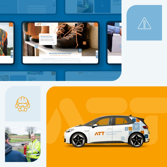 Markenrelaunch für ATT Arbeitssicherheit Markenrelaunch für ATT - Arbeitssicherheit Theuerkorn