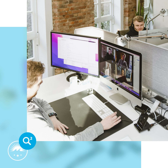 Teamrunden Unter der Lupe: Unsere Kollegen in einer Teambesprechung.