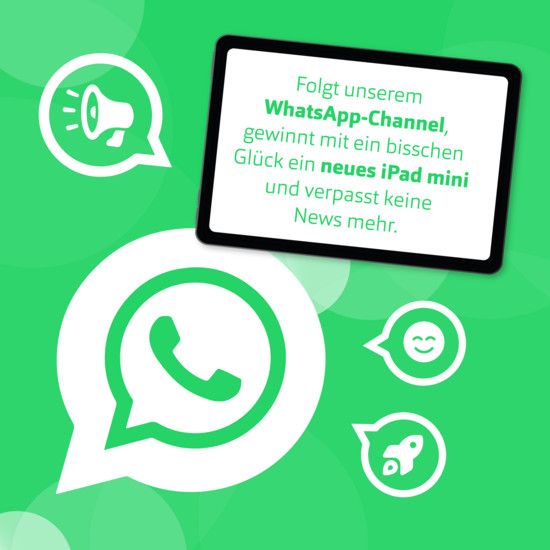 HOCHinformativ Grafik zum Gewinnspiel von HOCHZWEI im Whatsapp-Channel