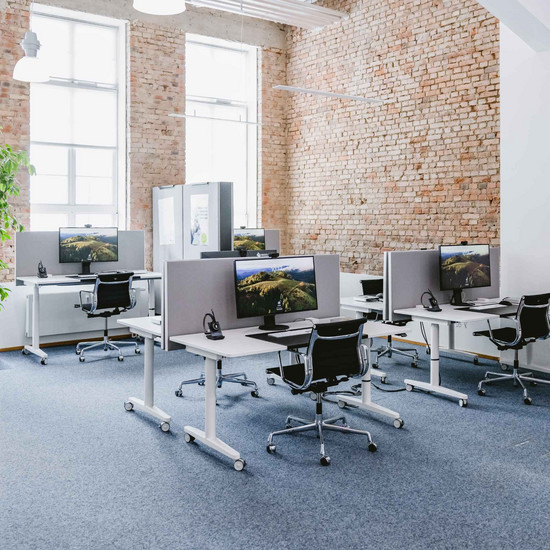 Einrichtung flexibler Arbeitsplätze Der alte Rastplatz, bestückt mit neuen Arbeitsplätzen