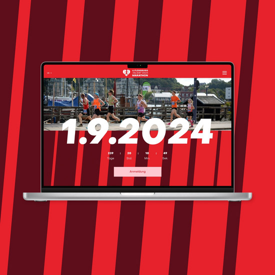 Relaunch für Marathon-Website Am 1.9.2024 findet der nächste Flensburger Marathon statt