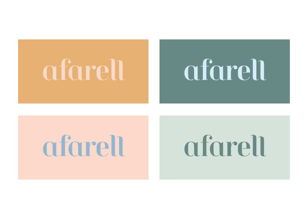 afarell-06.jpg Afarell Logo in Pastellfarben