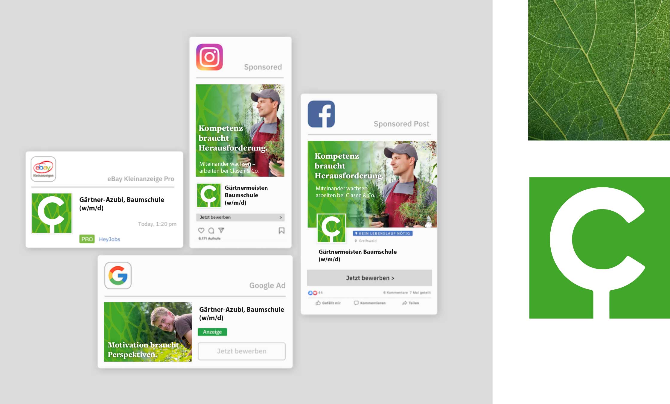 clasen-recruiting-03.jpg Vier Homepageausschnitte von Clasen