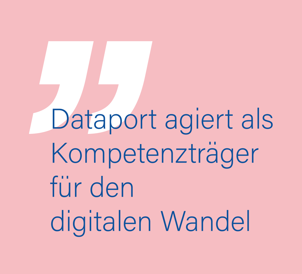 dataport-08.png Weißes Semikolon auf pinken Hintergrund