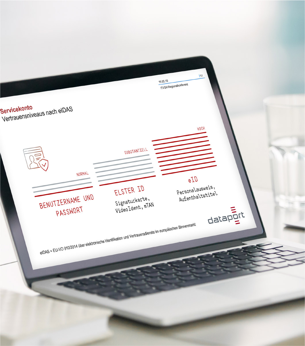 dataport-06.jpg Grauer Laptop auf einem Tisch