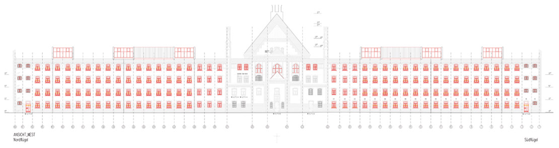 dhbt-05.jpg Bauzeichnung eines Gebäudes