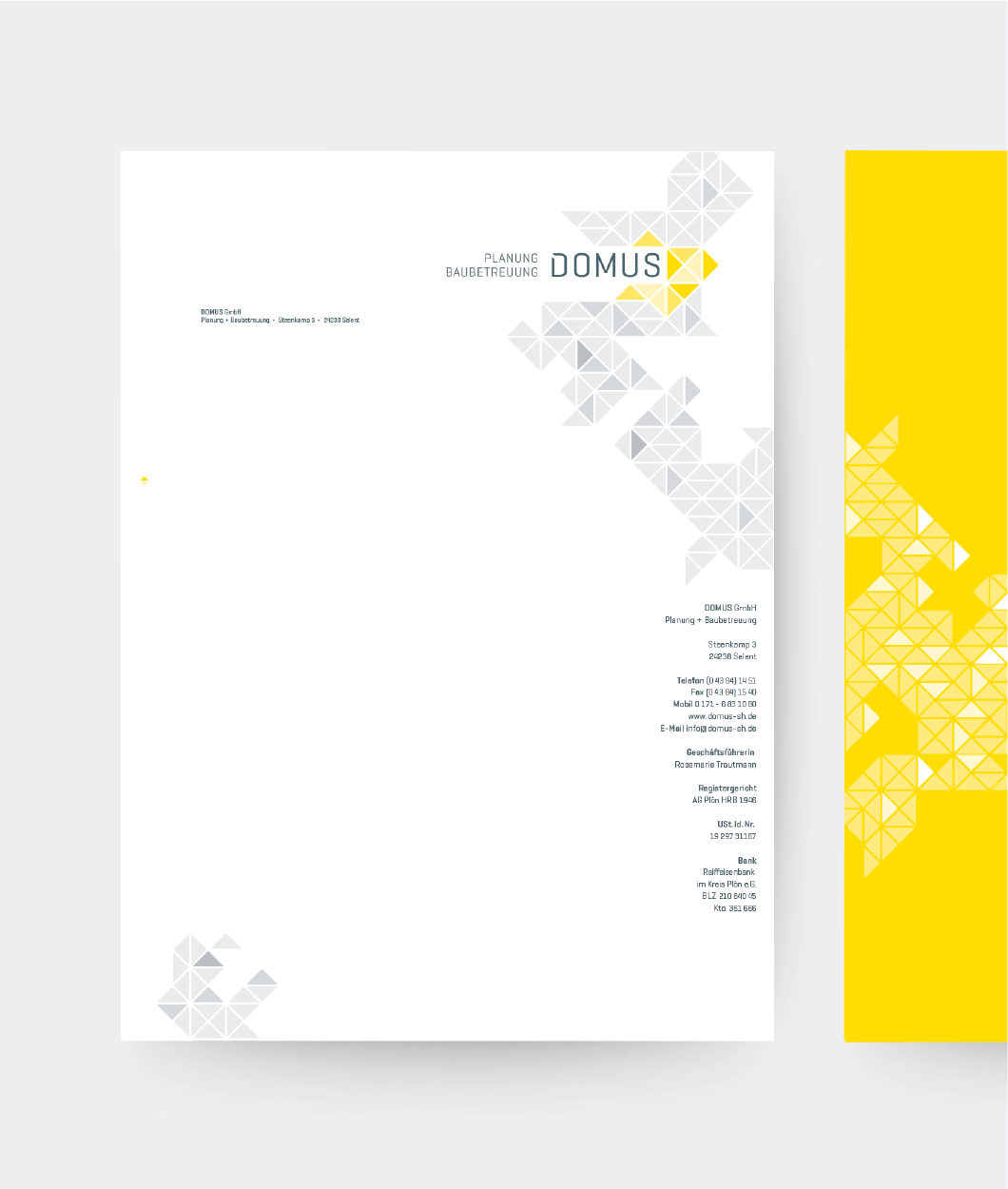 domus-02.png Weiß gelbes Papier von Domus