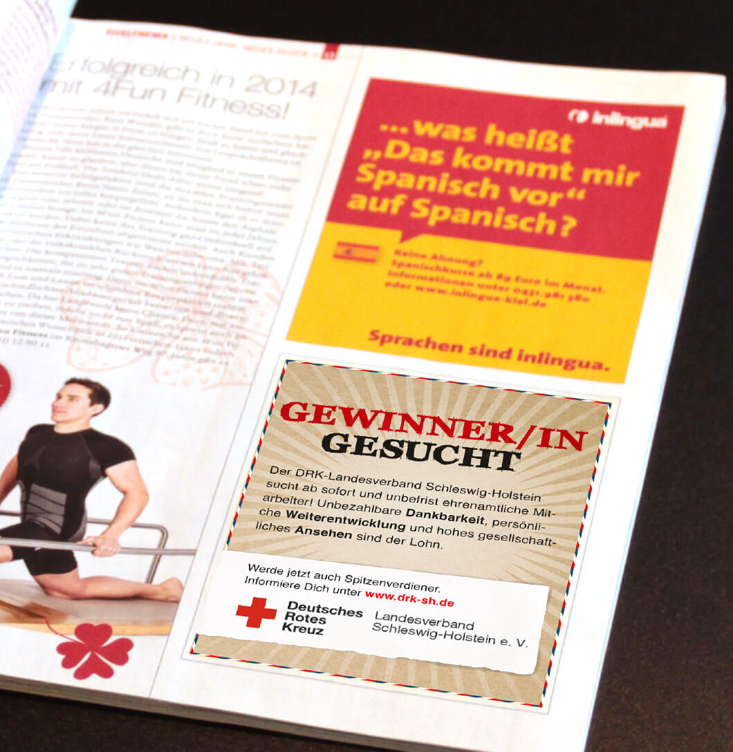 Zeitungsausschnitt von drk