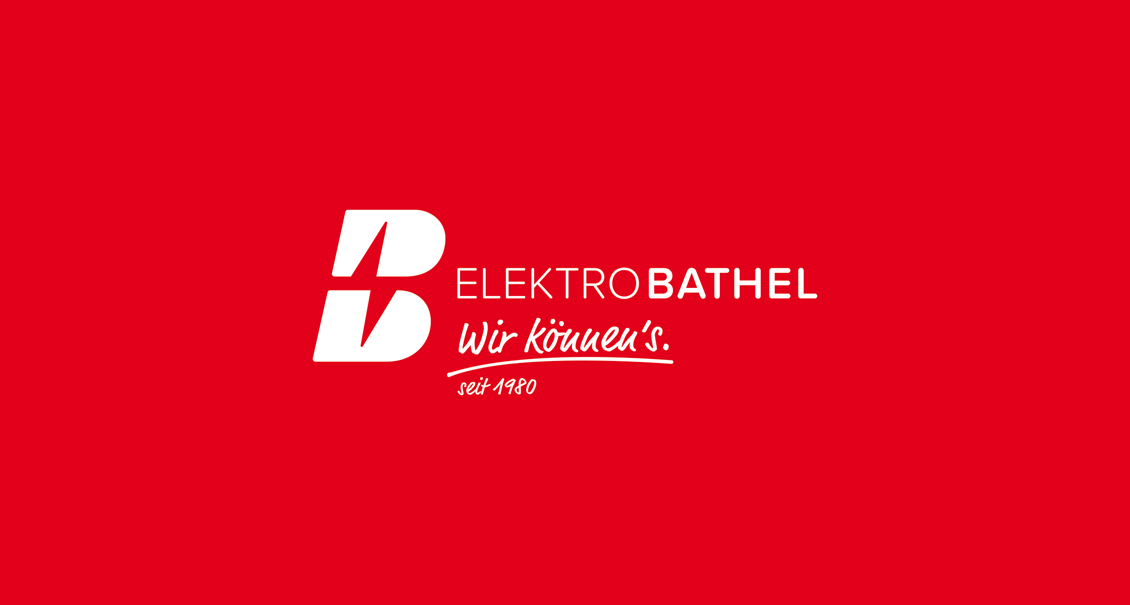 elektro-bathel-01.png Rot weißes Logo von Elektro Bathel
