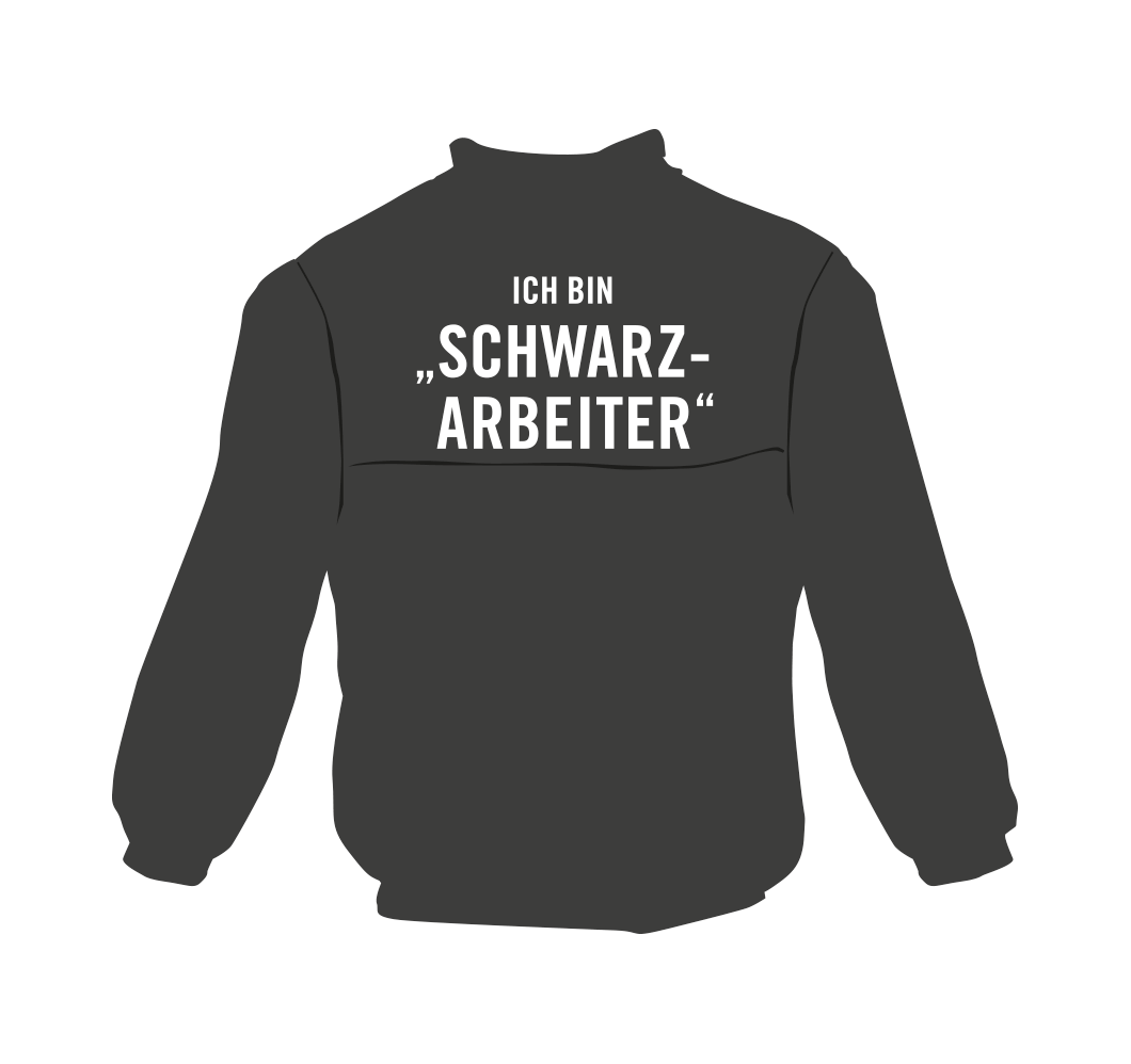 Dunkle Jacke von Glasbau Schwarz