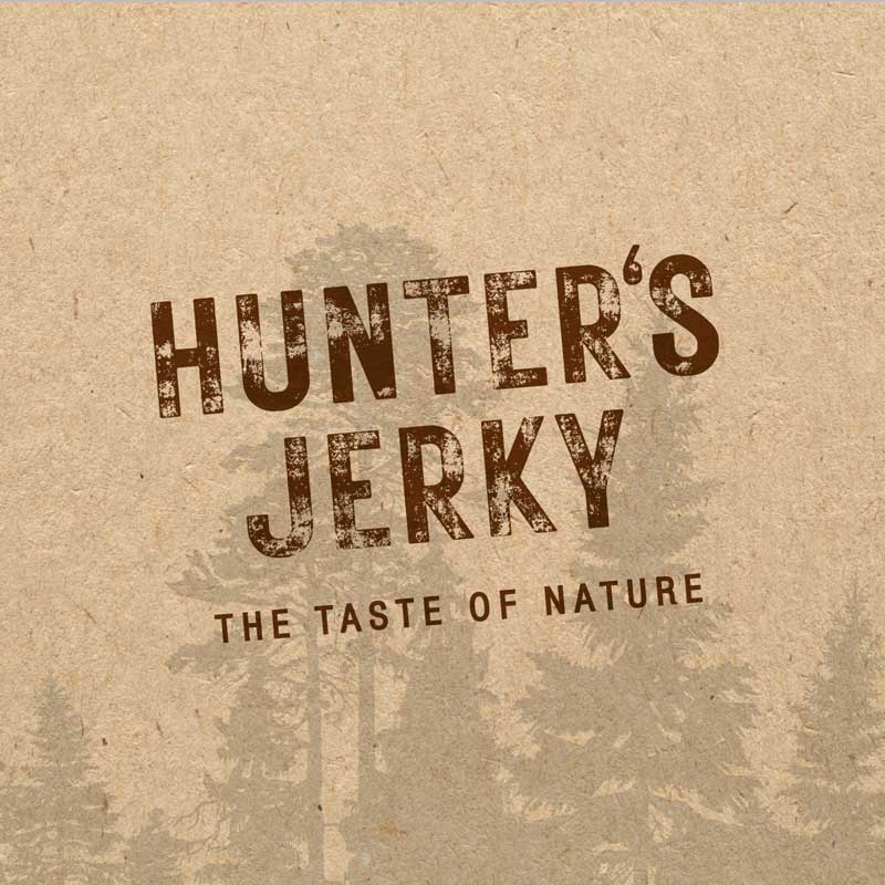 Echt wild Logo von Hunters Jerky