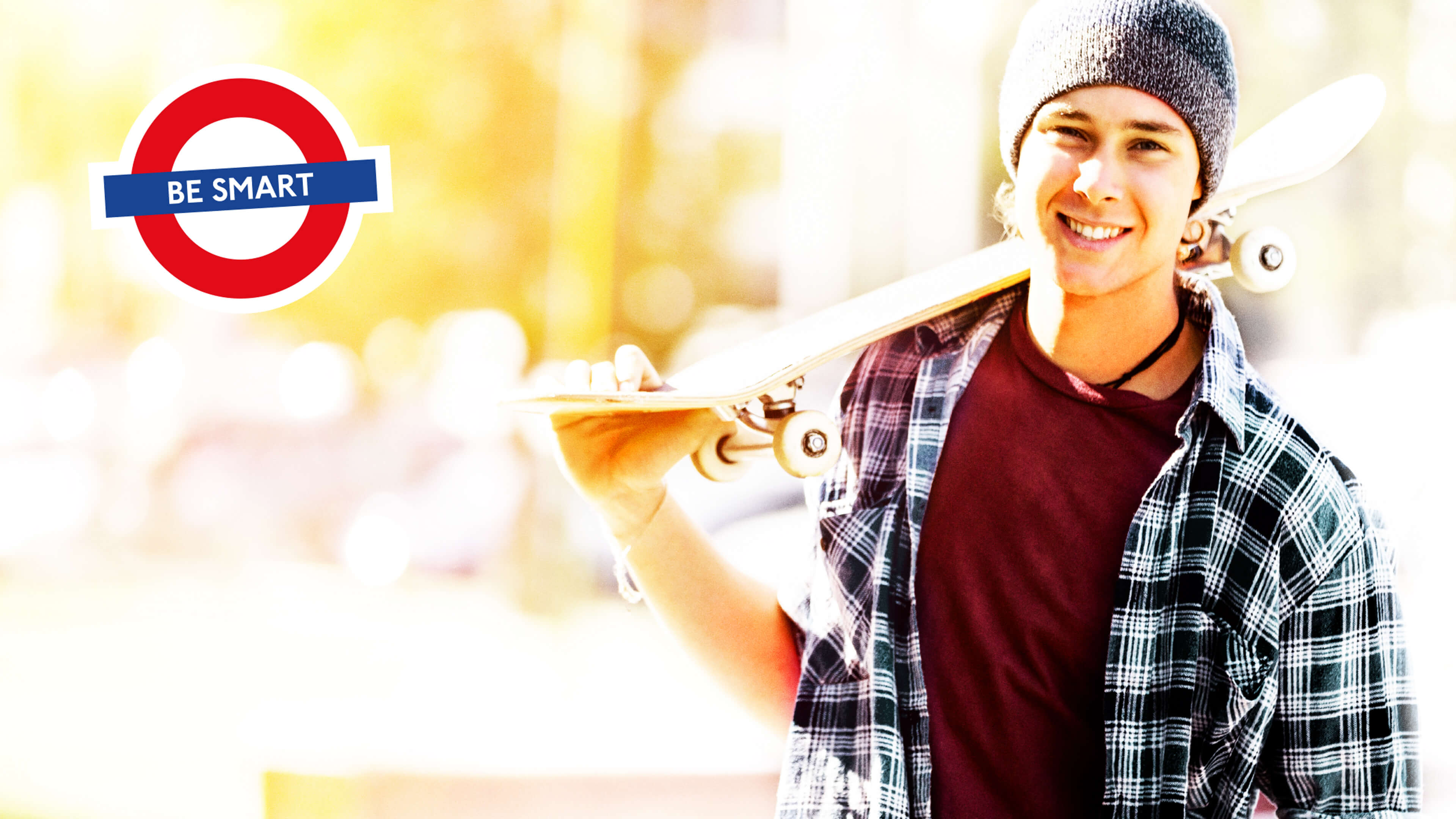 Mann mit karierten Hemd