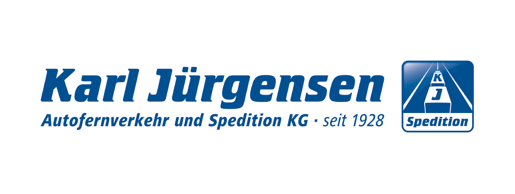 Karl Jürgensen Firmenlogo in blau weiß
