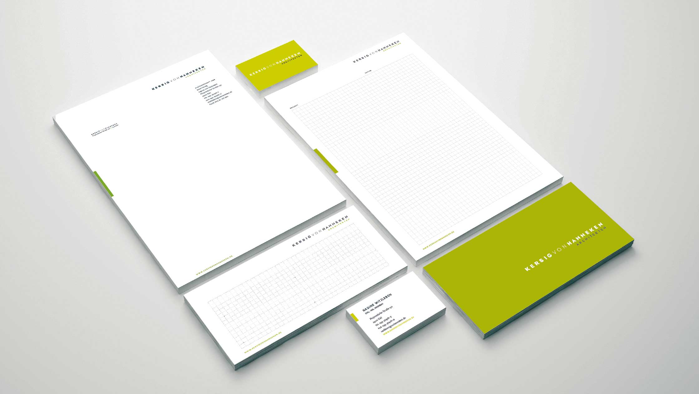 kersig-03.jpg weiß grünes Papier von Kersig