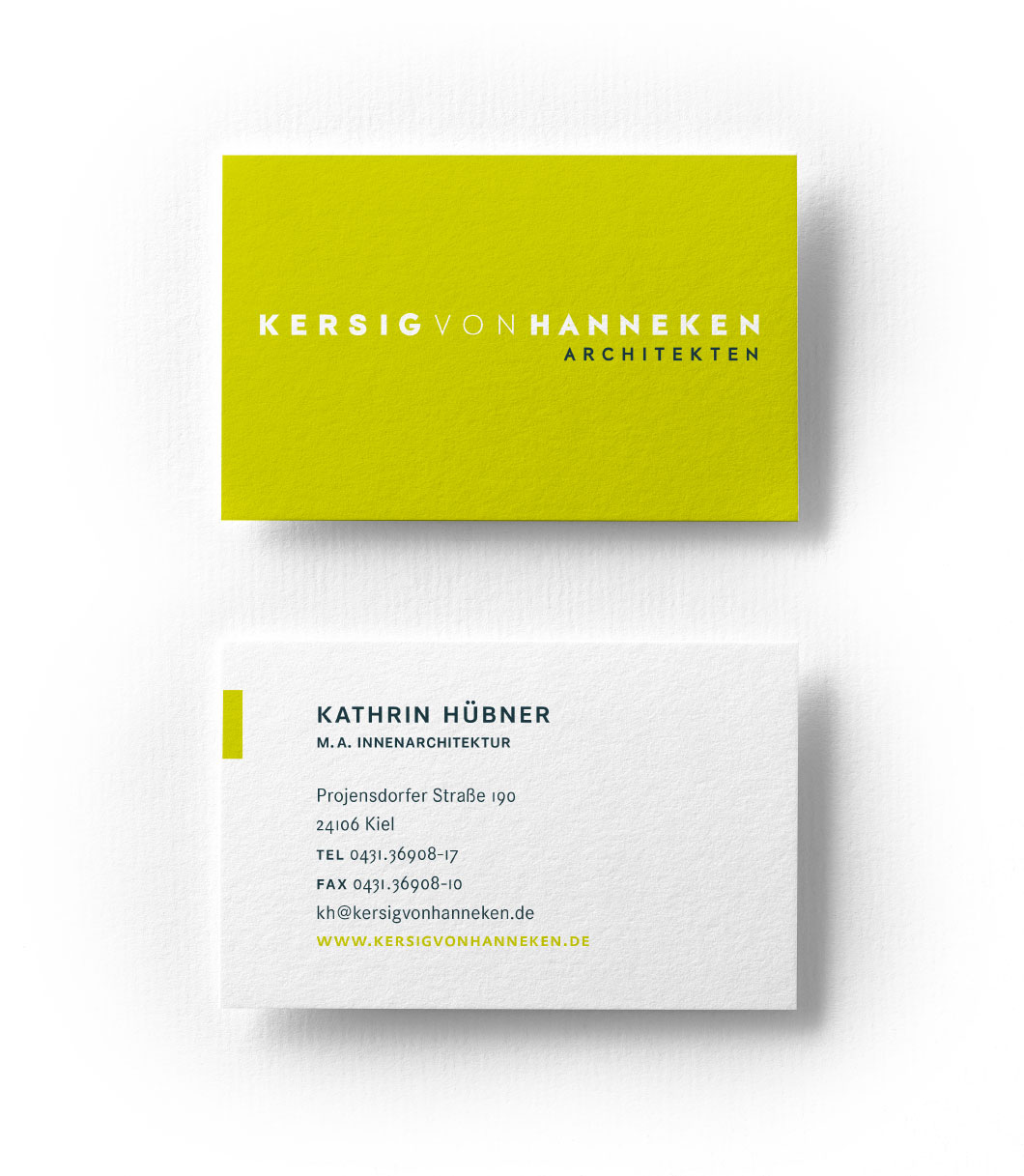 kersig-04.jpg Grün weiße Visitenkarten von kersig