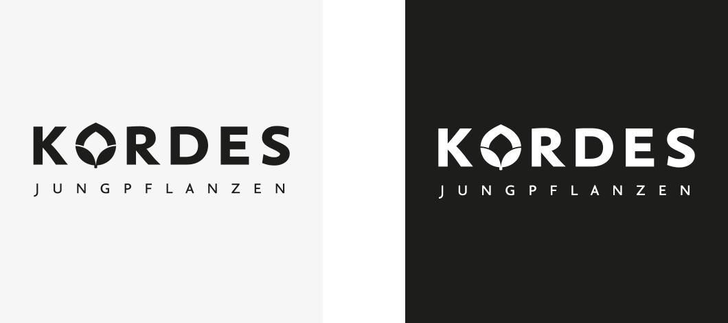 Zwei Viereckige in schwarz weiß von Kordes