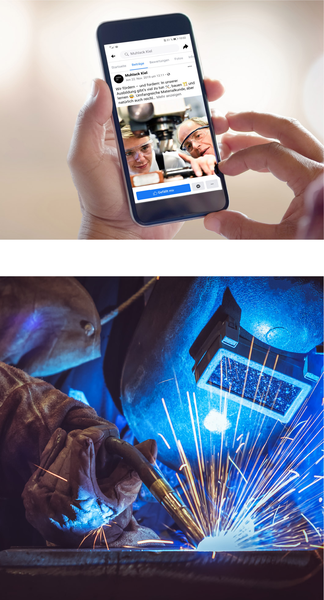 muhlack-01.jpg Person im Schutzanzug am schweißen