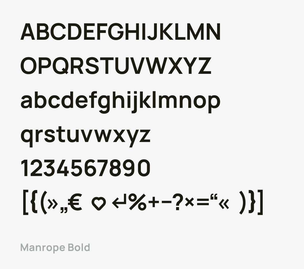 weißer Hintergrund mit schwarzen Buchstaben und Icons