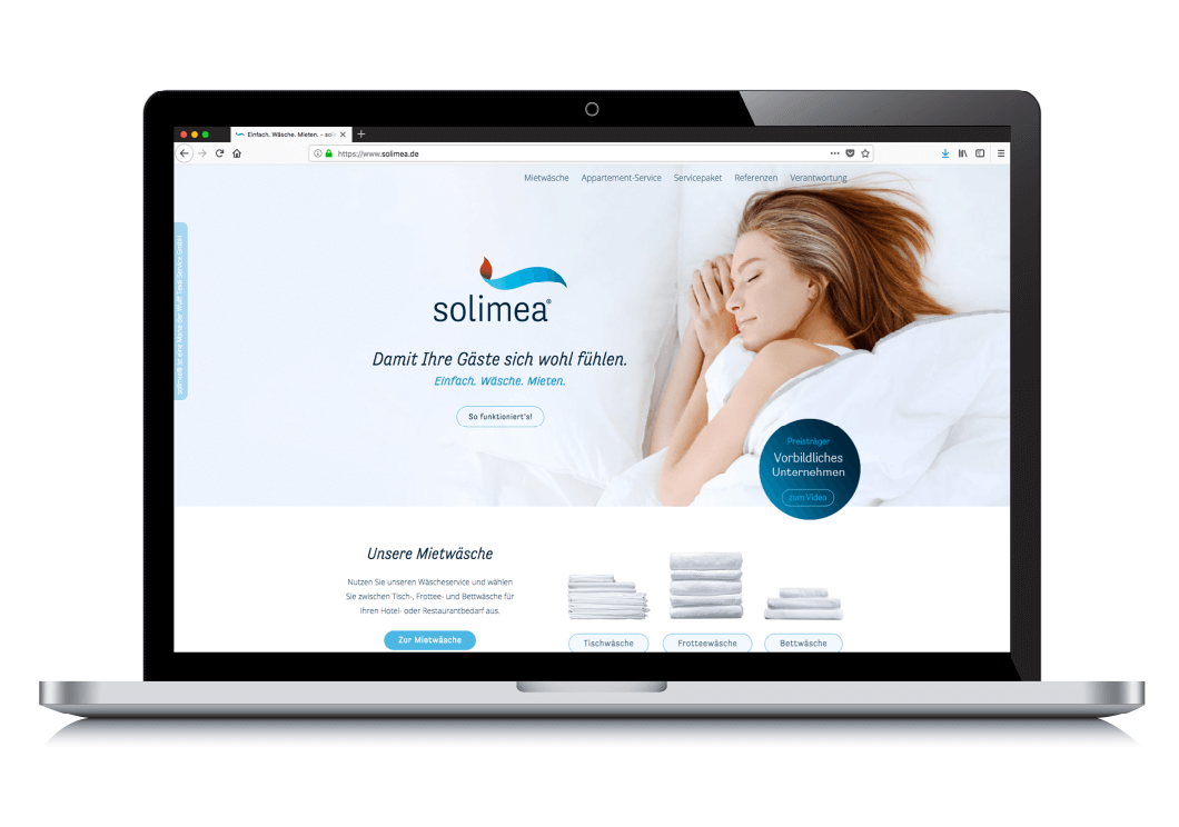 solimea-07.png Laptop mit geöffneter Solimea Homepage