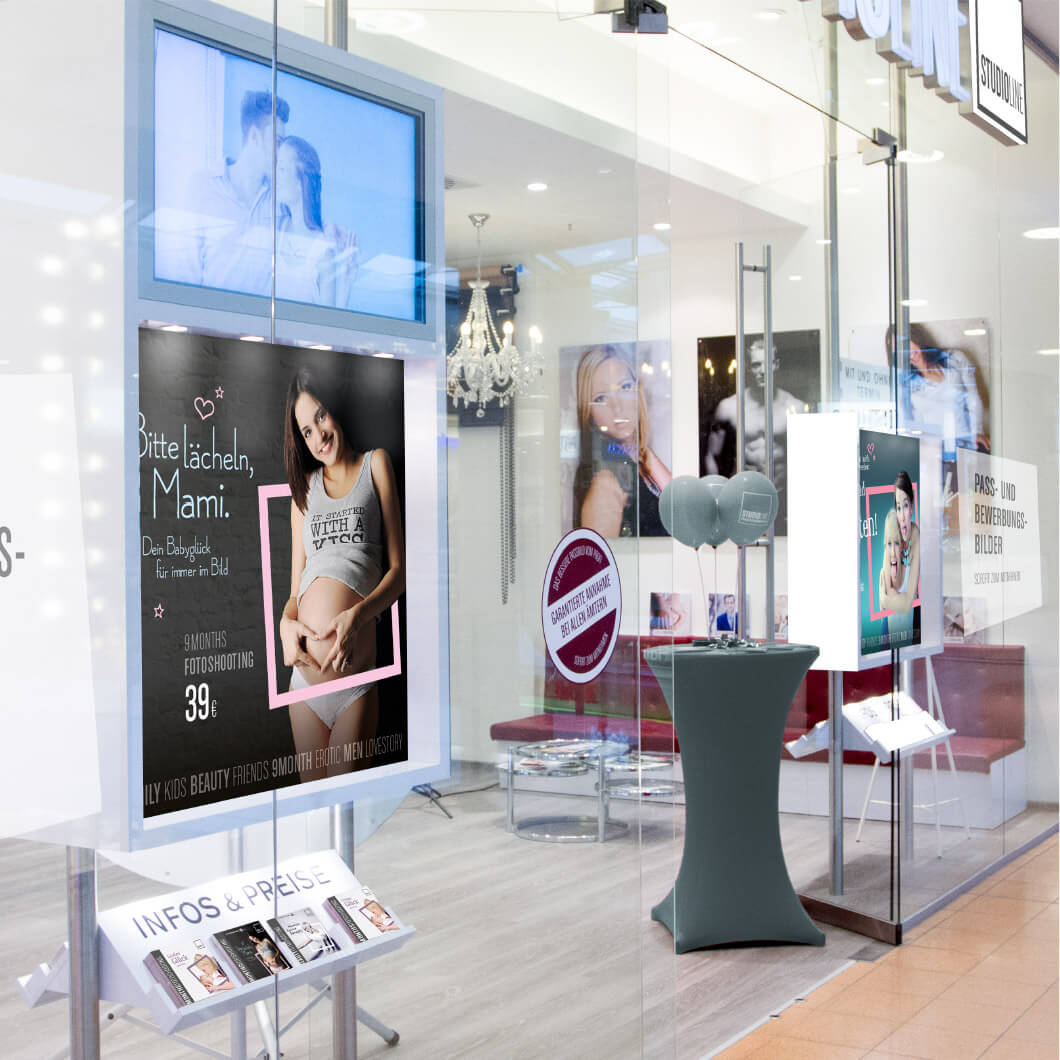 Außenansicht einer Studioline Filiale