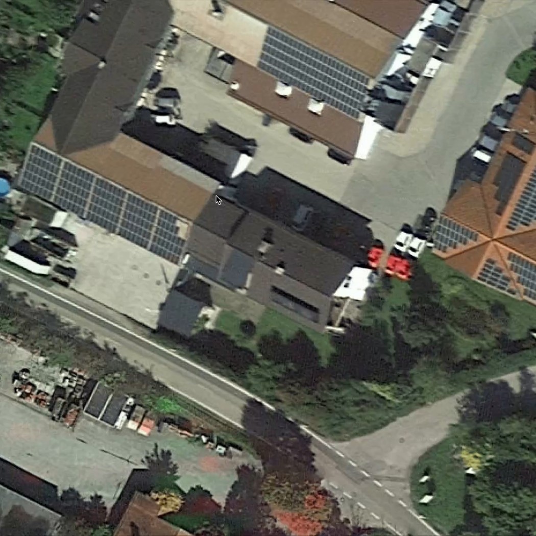 Ausschnitt aus Google Maps Satellitenaufnahme
