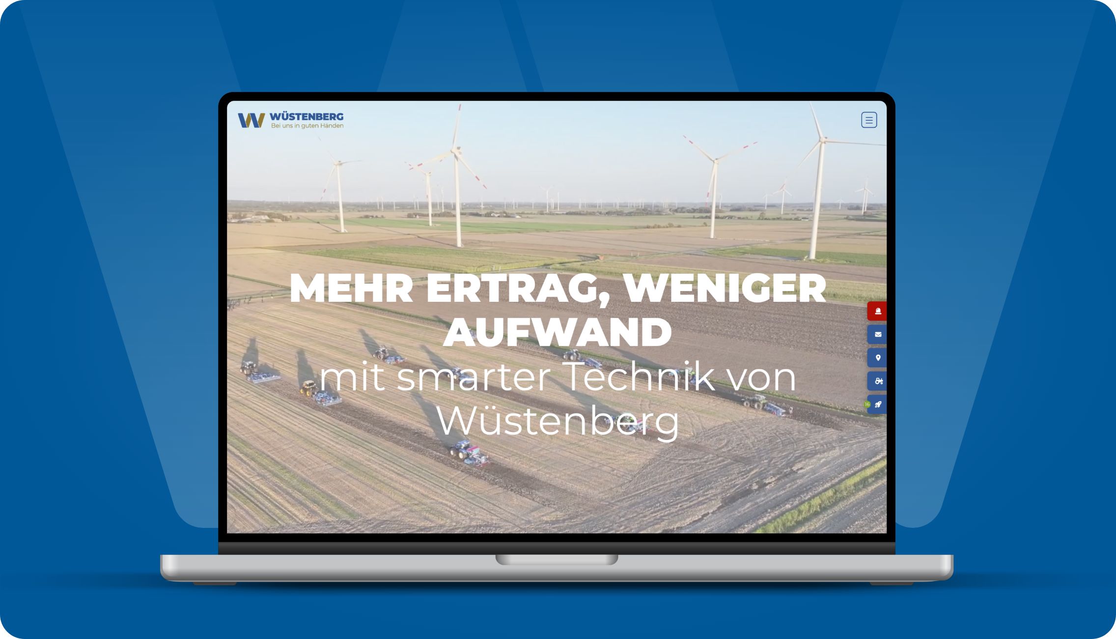 hochzwei_relaunch-wuestenberg_teaser_02.jpg Die neue Wüstenberg Webseite auf einem Laptop.