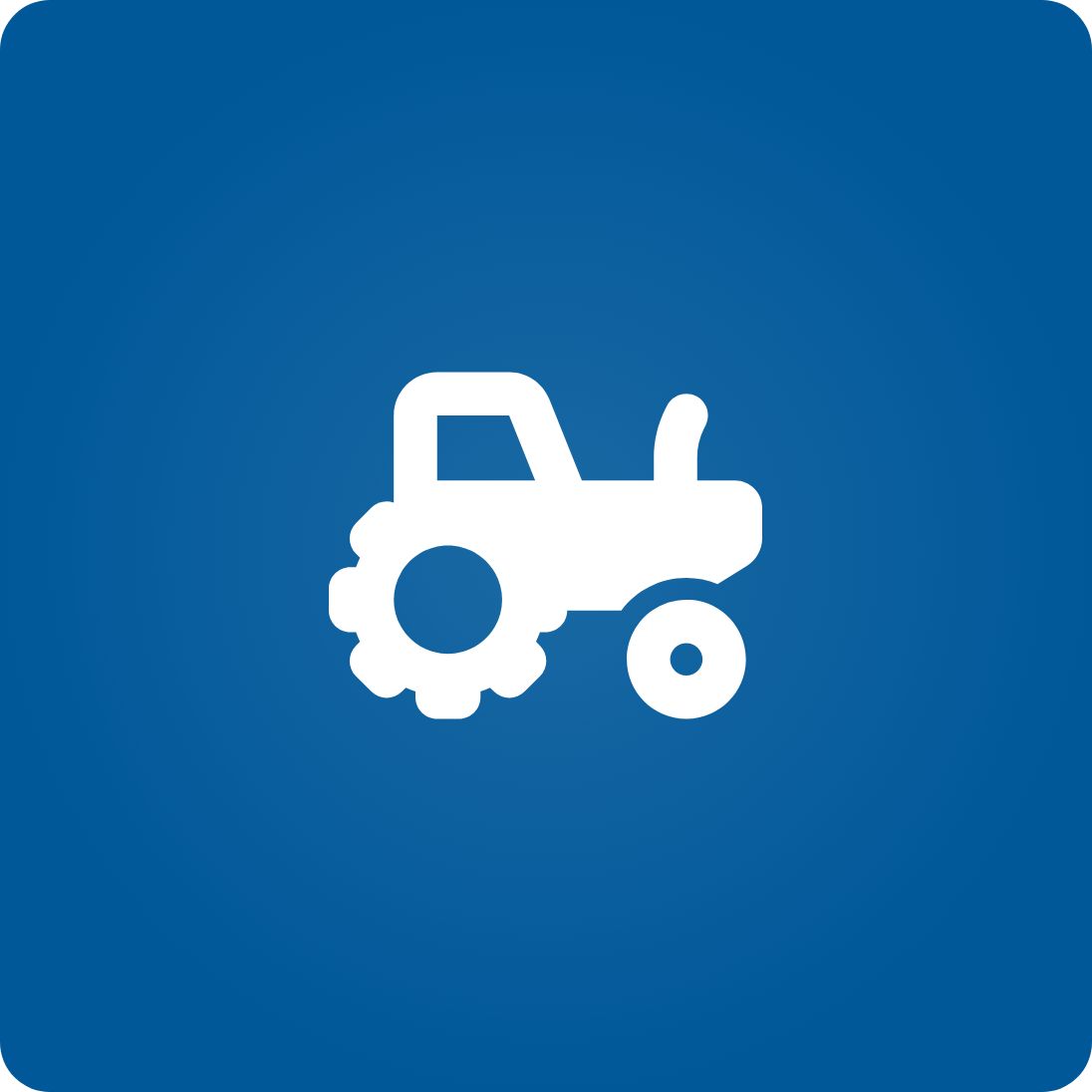 hochzwei_relaunch-wuestenberg_teaser_10.jpg ein weißer Traktor auf dunkelblauem Hintergrund.