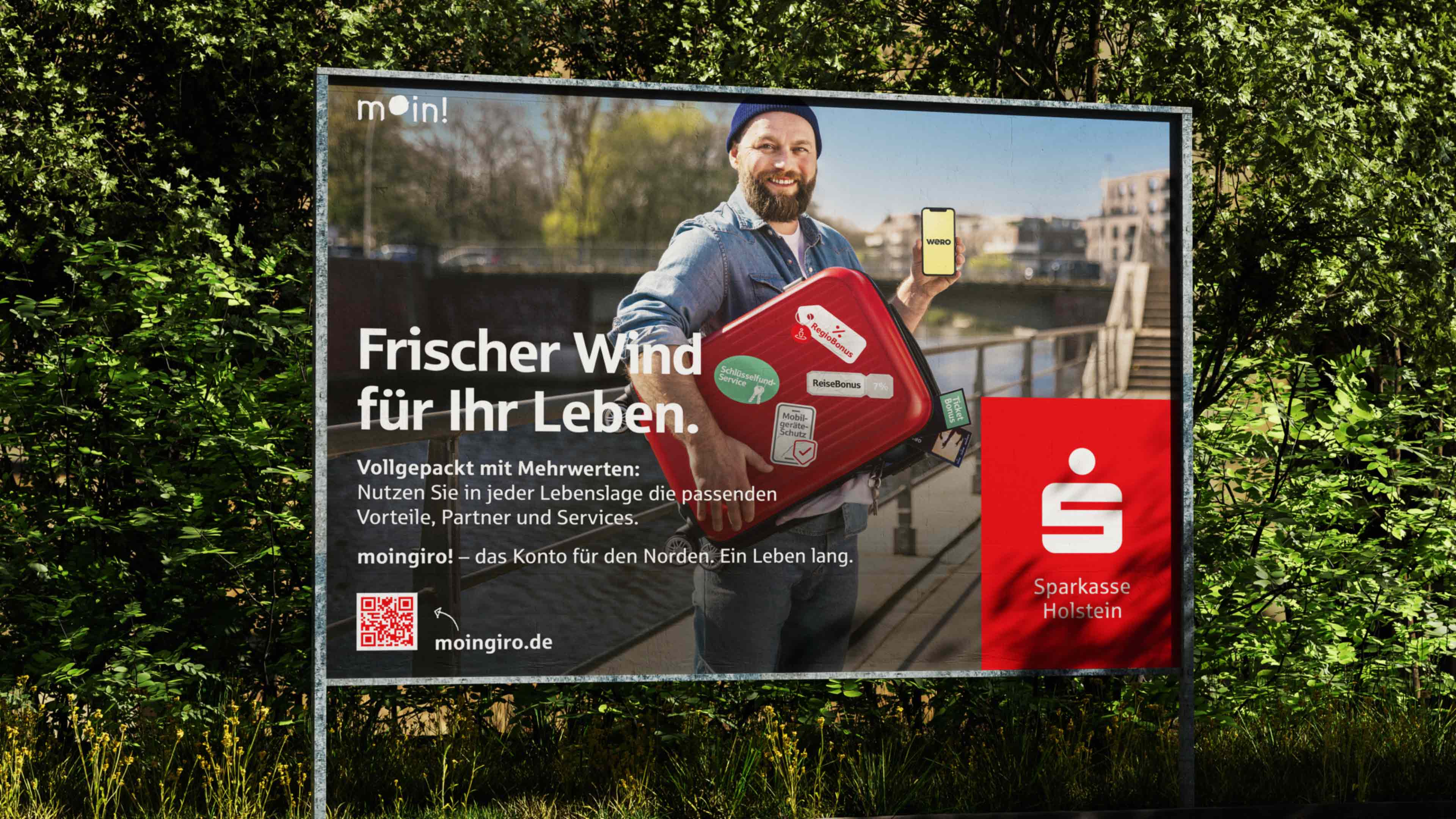 Plakat von der moingiro Kampagne