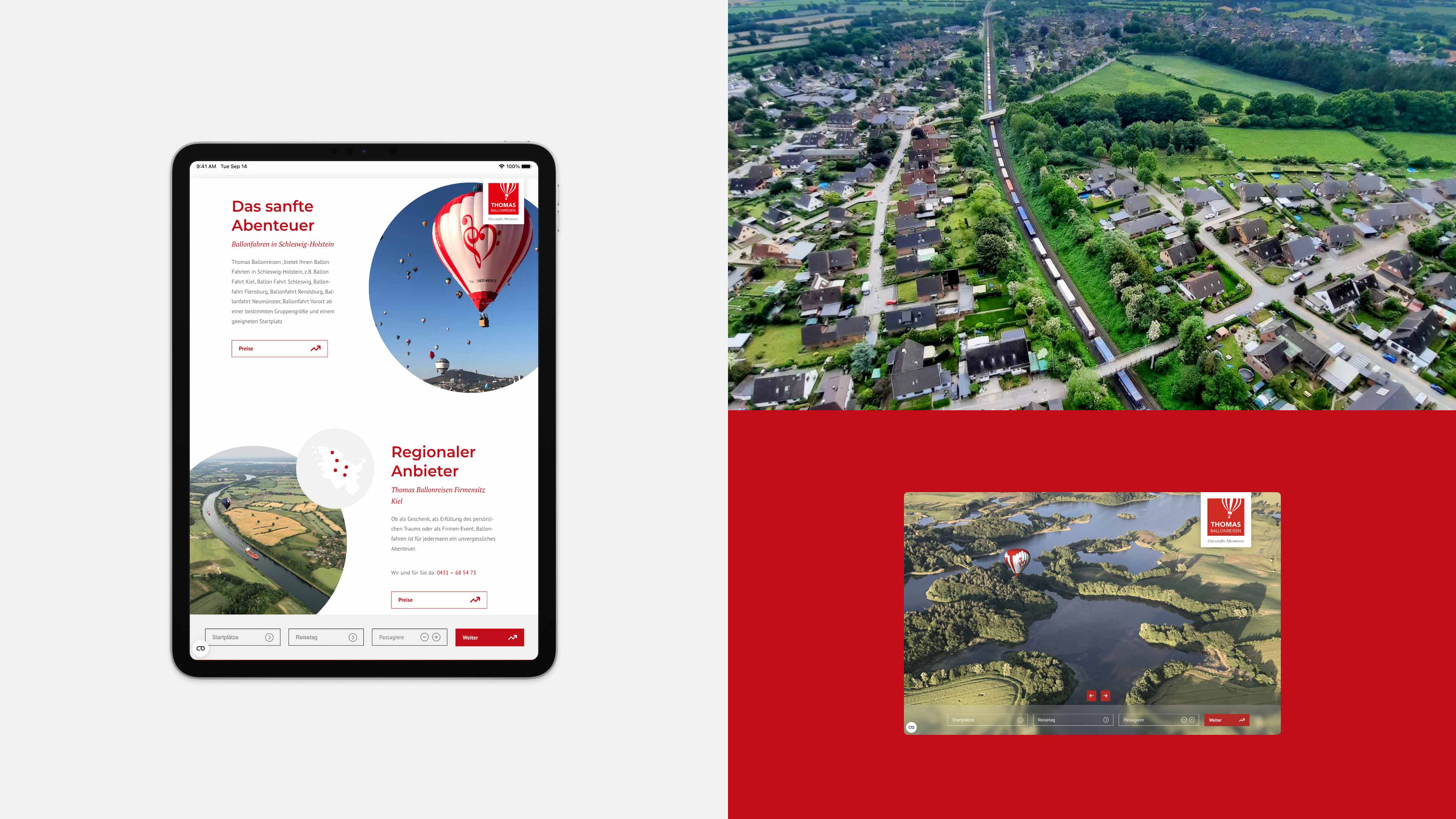 h2_toba_slider_01.jpg Collage mit zwei Bildern der Webseite und einer Luftaufnahme einer Kleinstadt