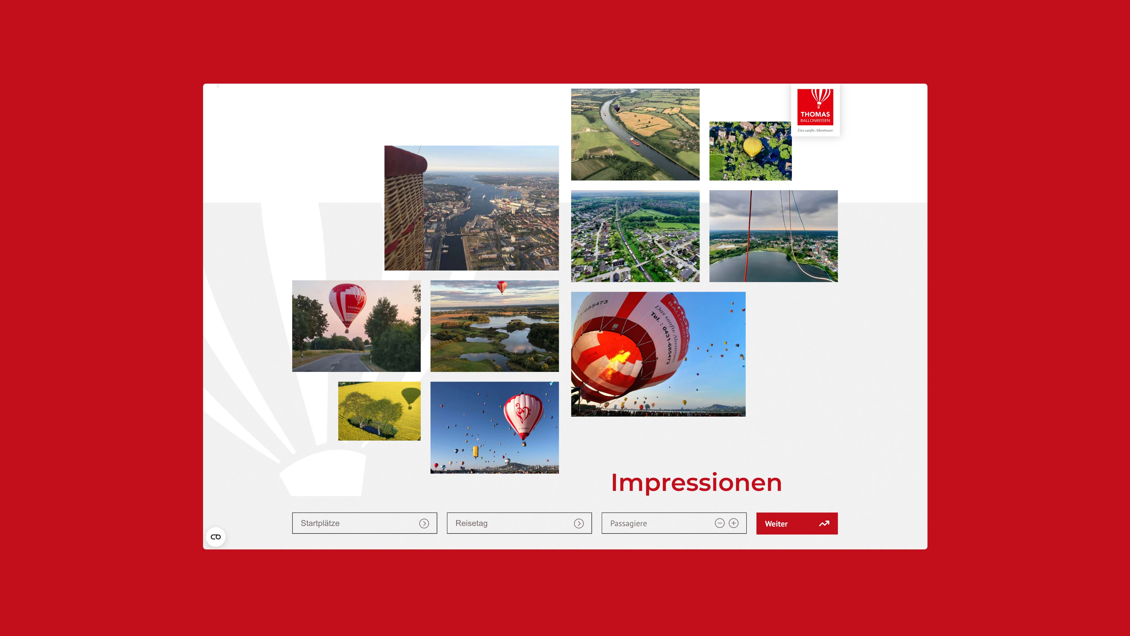 h2_toba_slider_02.jpg Screenshot der Webseite die eine Collage von Heißluftballons und Naturaufnahmen zeigt