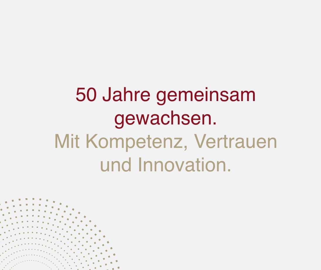 h2_einblicke_firmenevents_teaser_05.jpg 50 Jahre ttp Einladungstext 50 Jahre gemeinsam gewachsen. Mit Kompetenz, Vertrauen und Innovation.