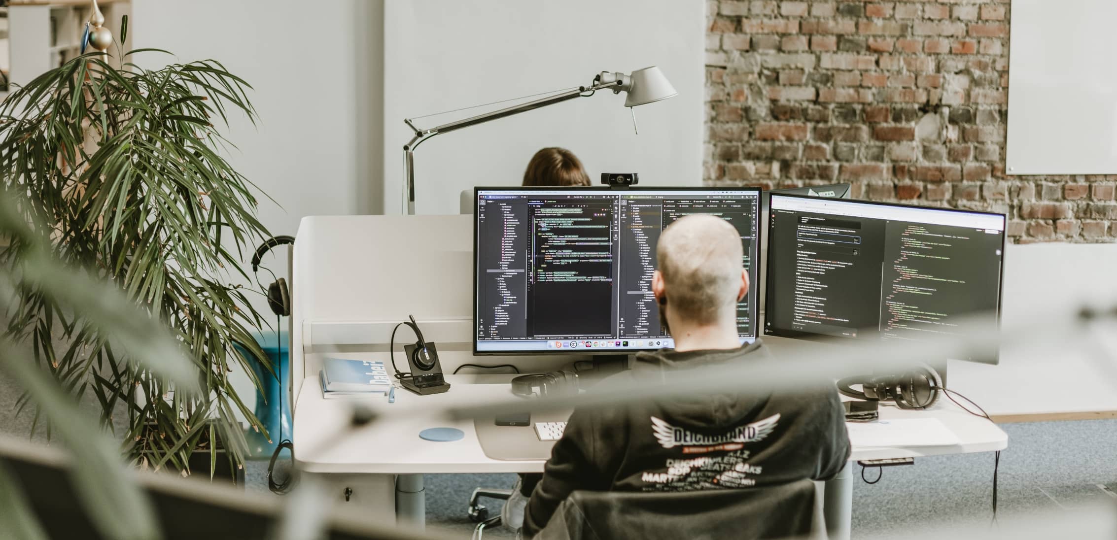 Foto unseres Kollgen aus der Programmierung