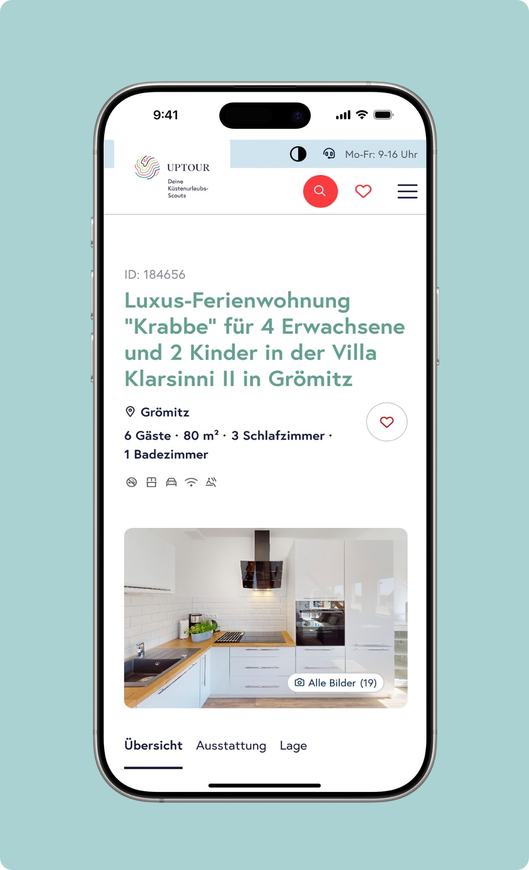 h2_upt_teaser_10.jpg Ansicht eines Smartphones mit der Uptour Seite.