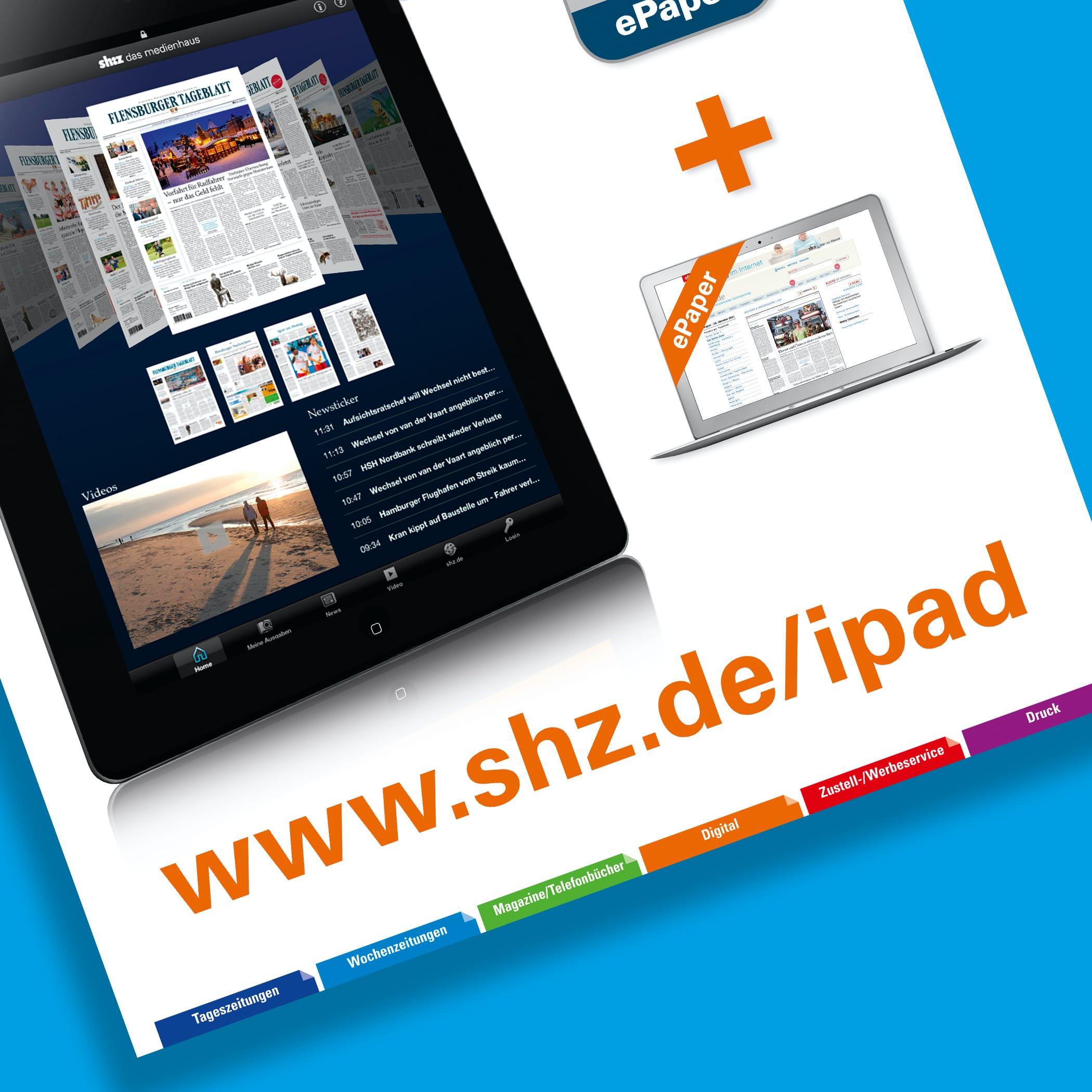 hochzwei_shz_teaser_02_hauptteaser.jpg Werbung für E-paper der shz