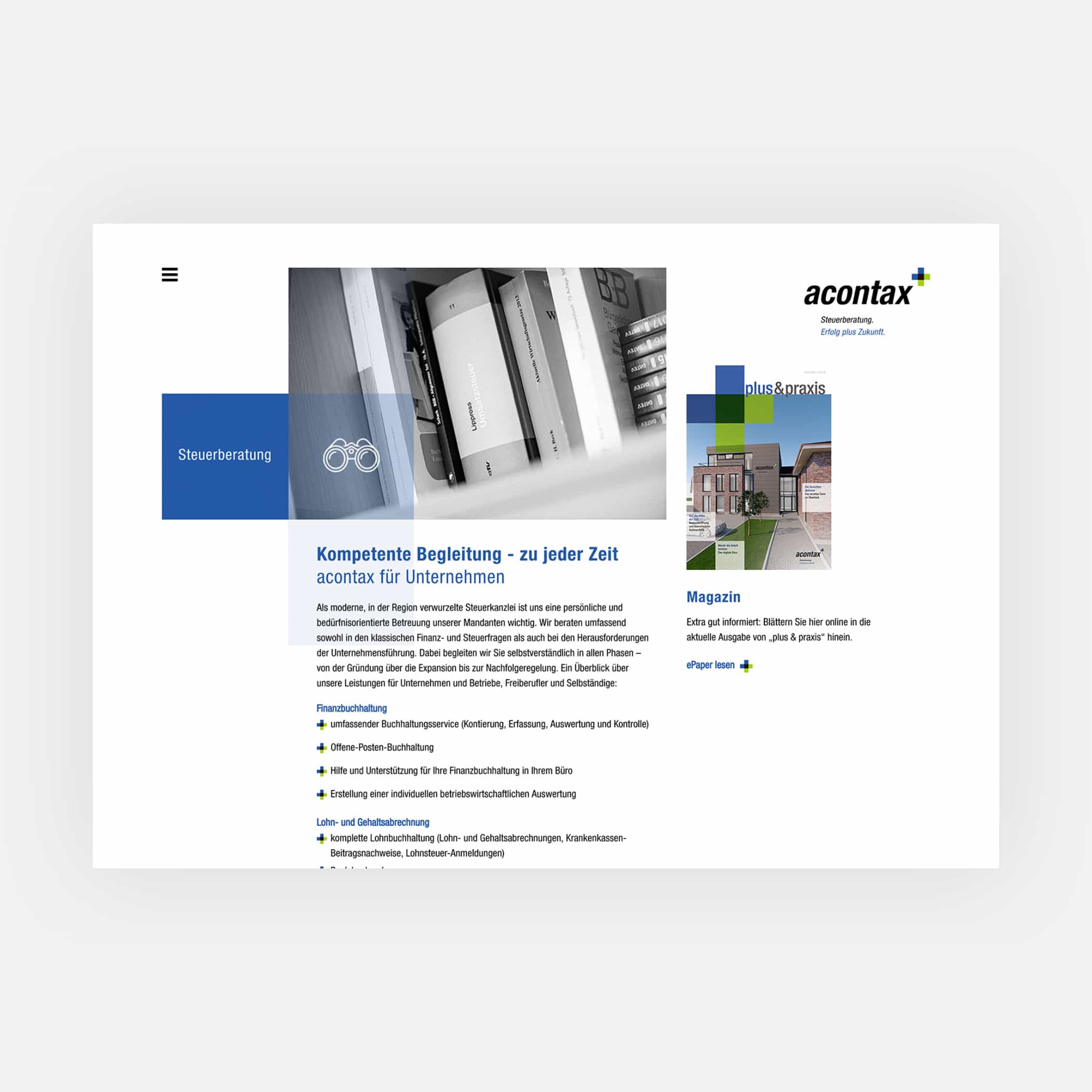 hochzwei_acontax_teaser_07.jpg Bilder und Text zum Thema Steuerberatung auf der Website von acontax