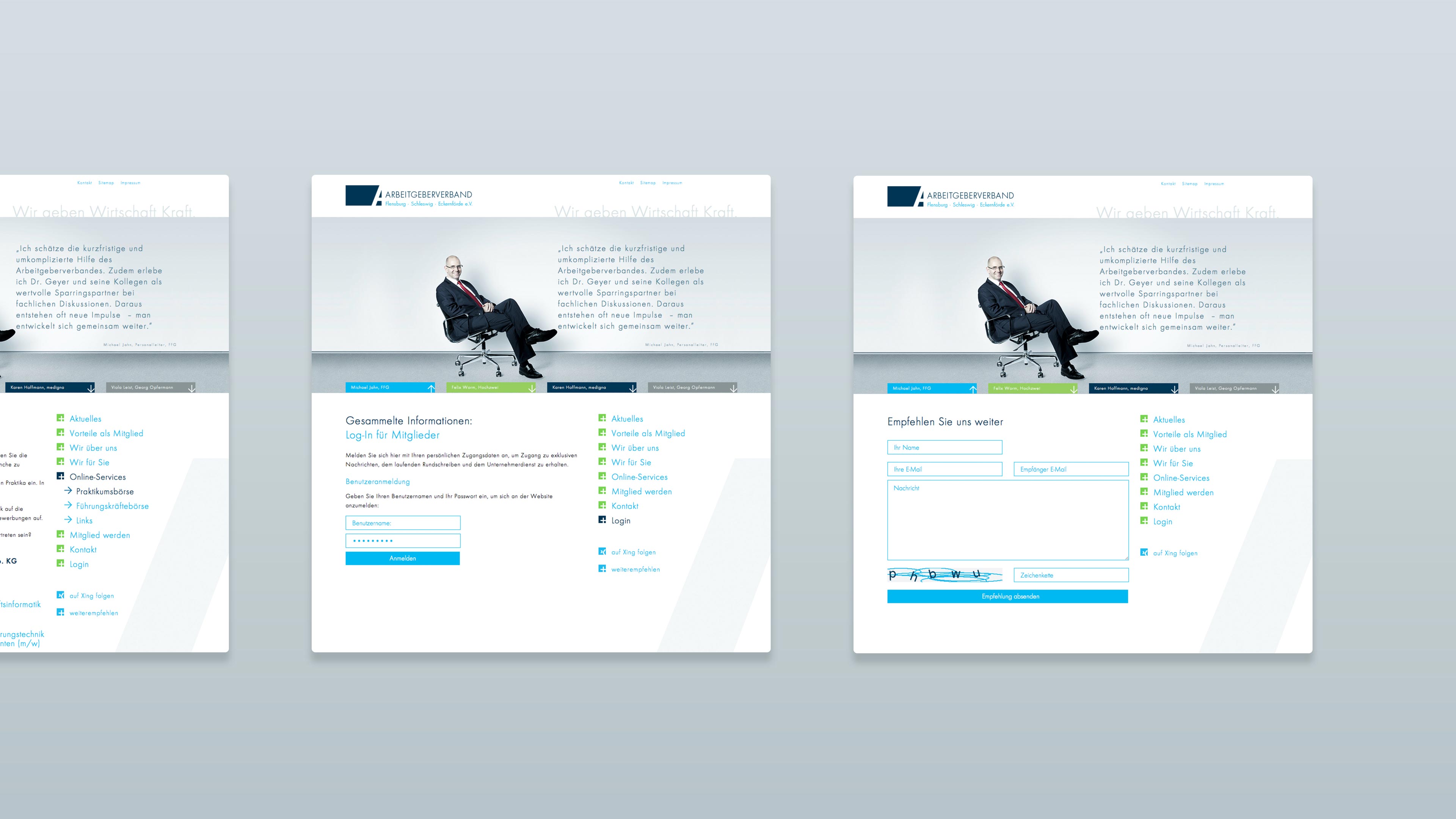 hochzwei_arbe_slider_02.jpg Mehrere Ansichten der neuen Website des Arbeitgeberverbands