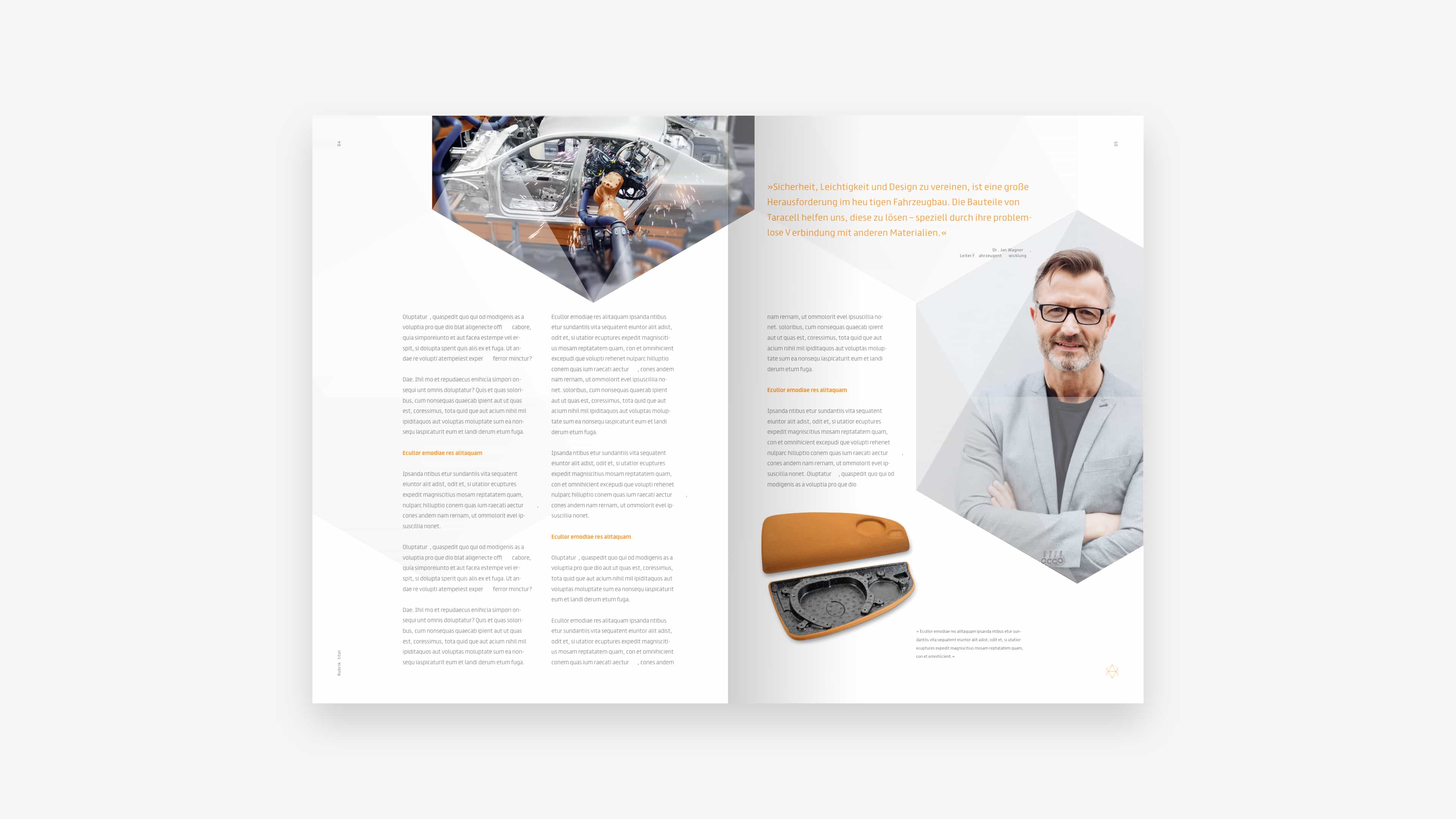 hochzwei_backp_slider_03.jpg Doppelseite der Broschüre für taracell vor weißem Hintergrund