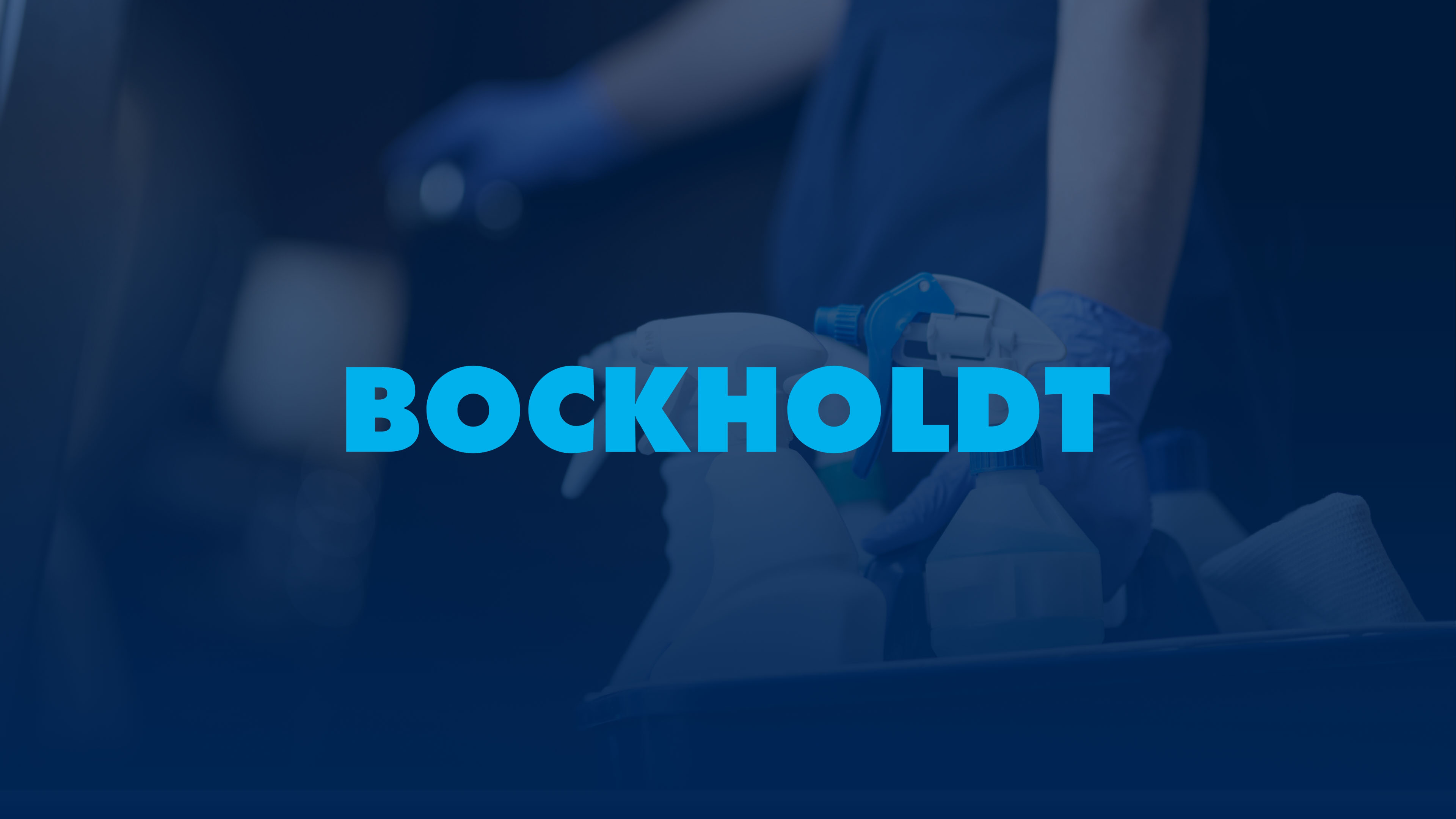 Desinfektionsmittel steht in einem Behälter