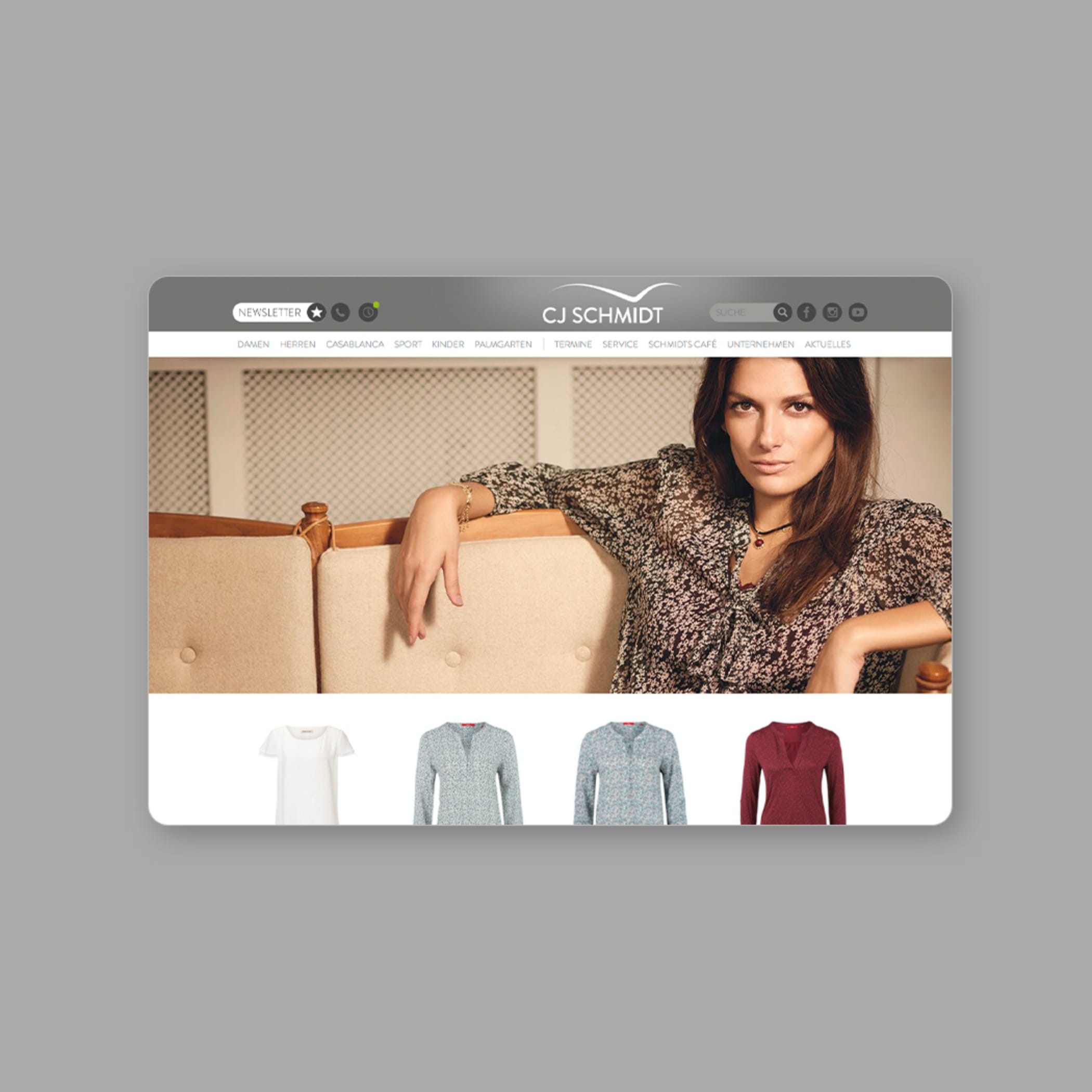hochzwei_cjsch_teaser_02.jpg Screenshot der Website CJ Schmidt auf grauem Hintergrund