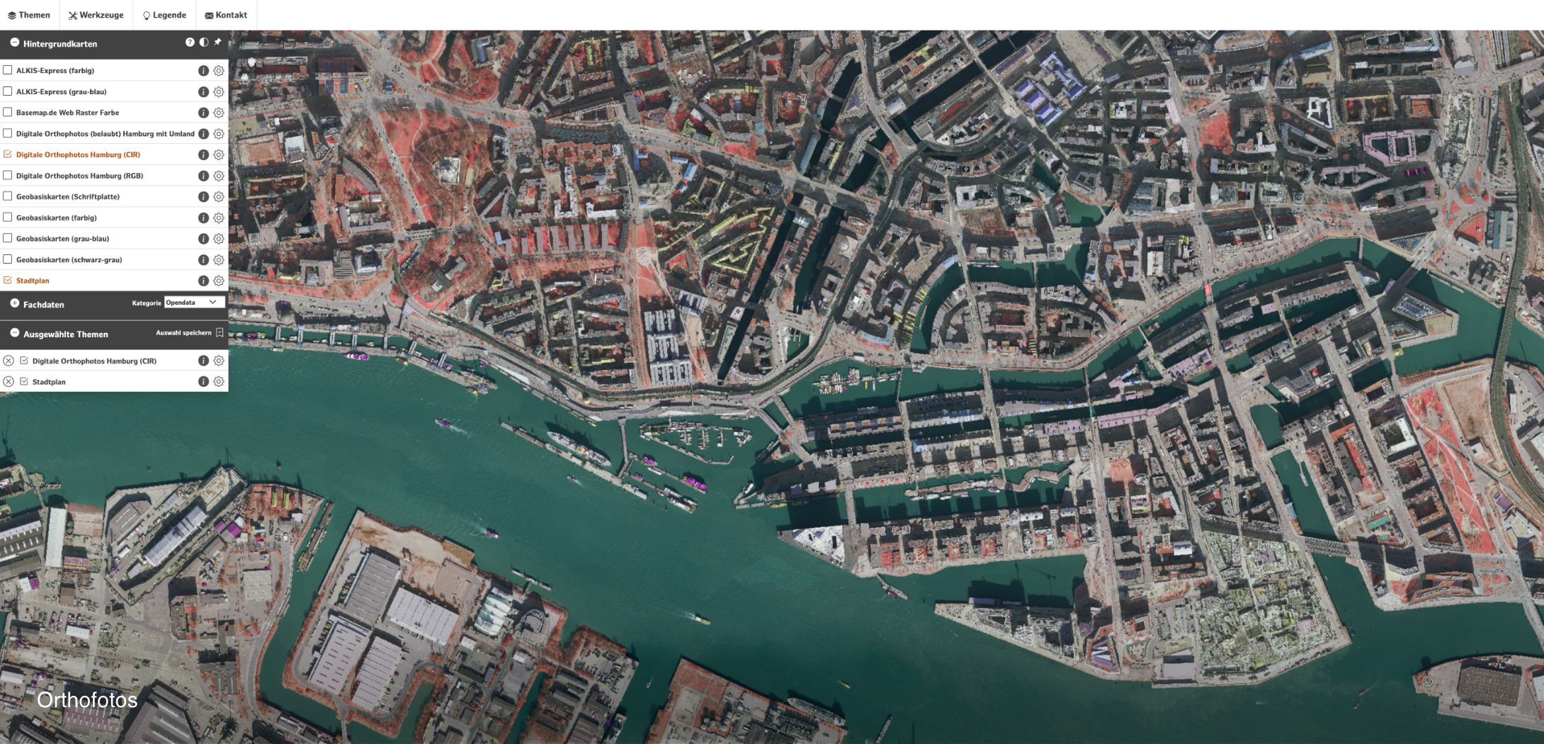 h2_data_teaser_10.jpg Exemplarische Ansicht einer Stadtkarte und die dazugehörigen Möglichkeiten.