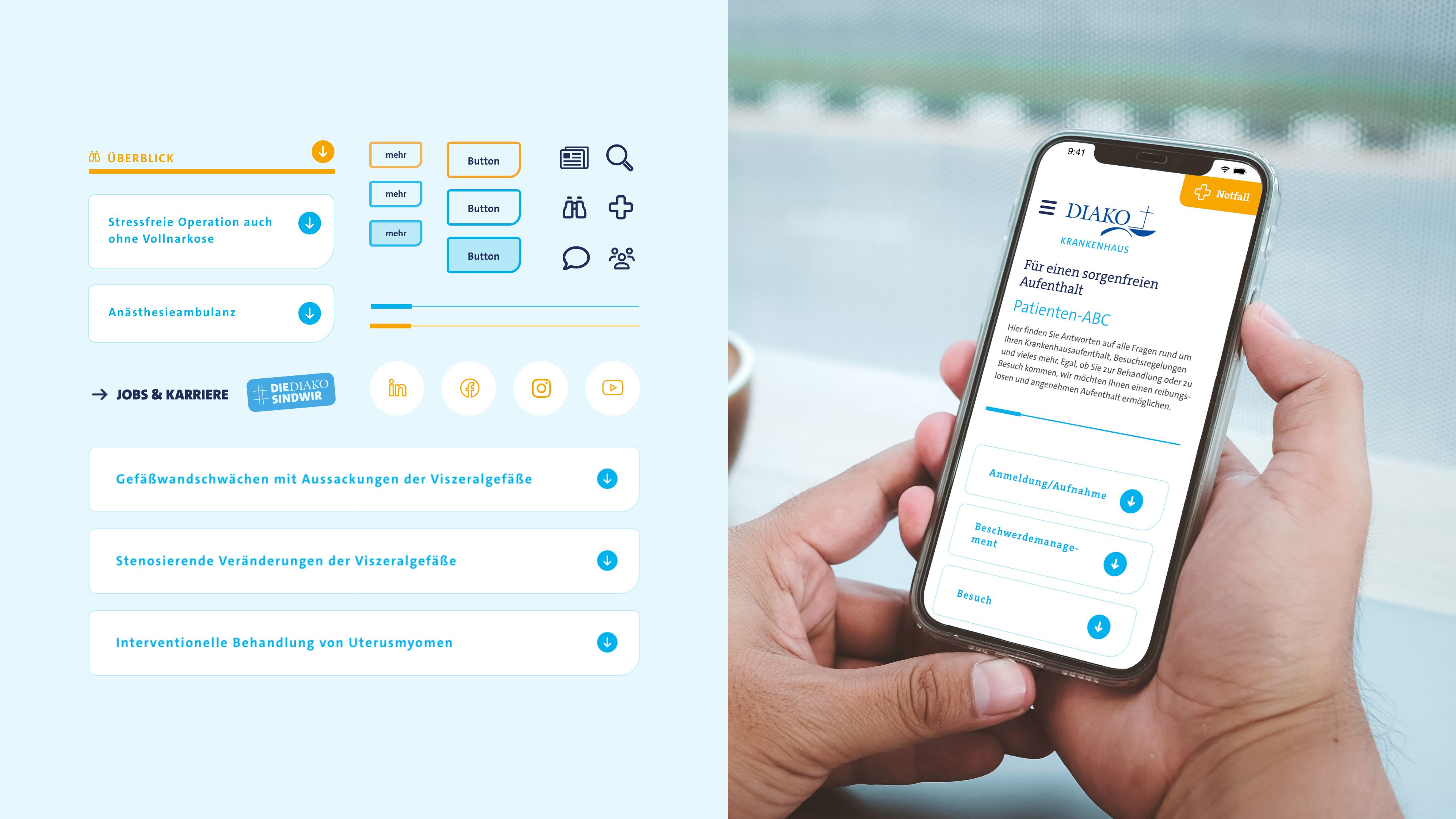 h2_diako_slider_02.jpg Das Styling der neuen Inhaltselemente und Icons