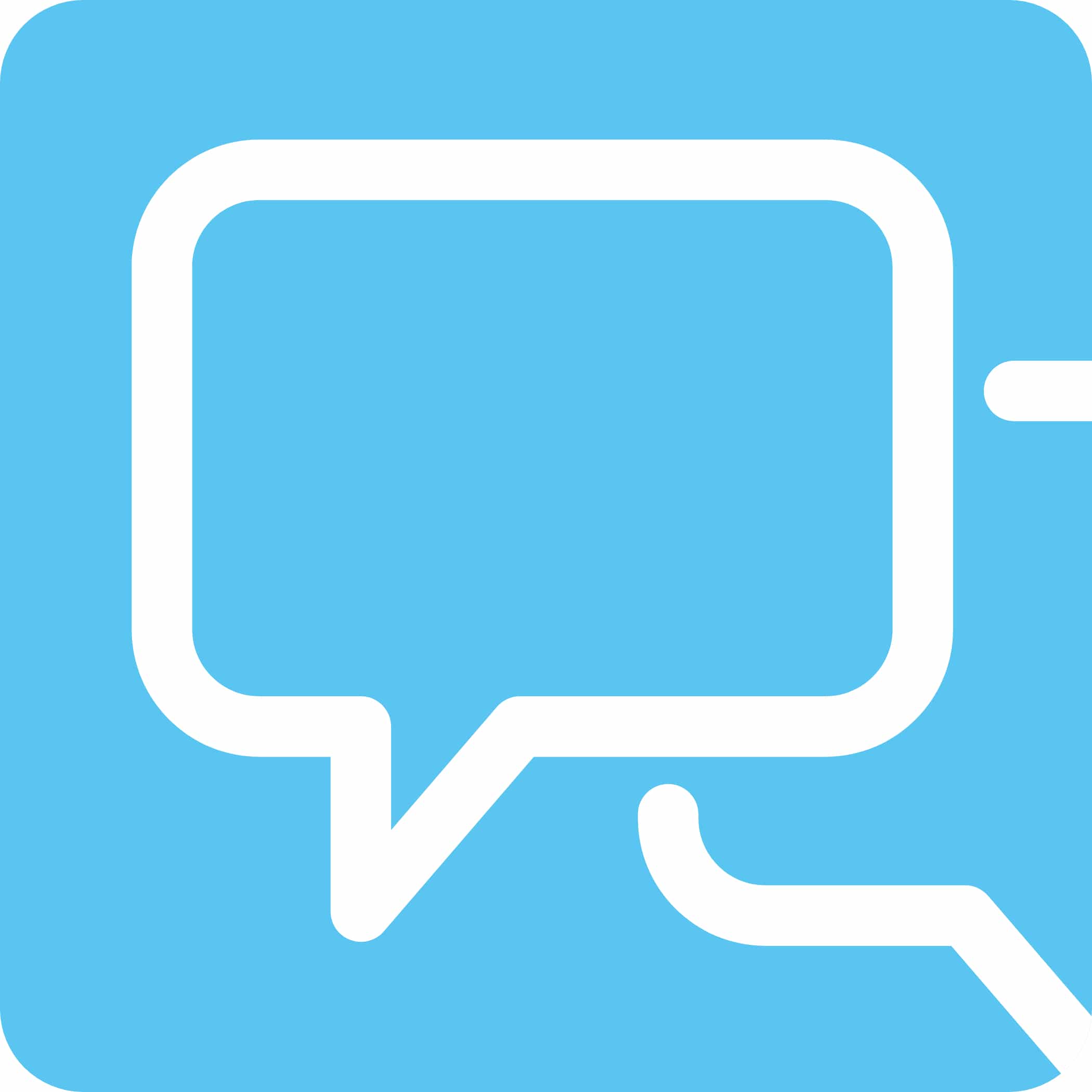 hochzwei_diako_teaser_02.jpg Zwei weiße stilisierte Sprechblasen vor hellblauem Hintergrund