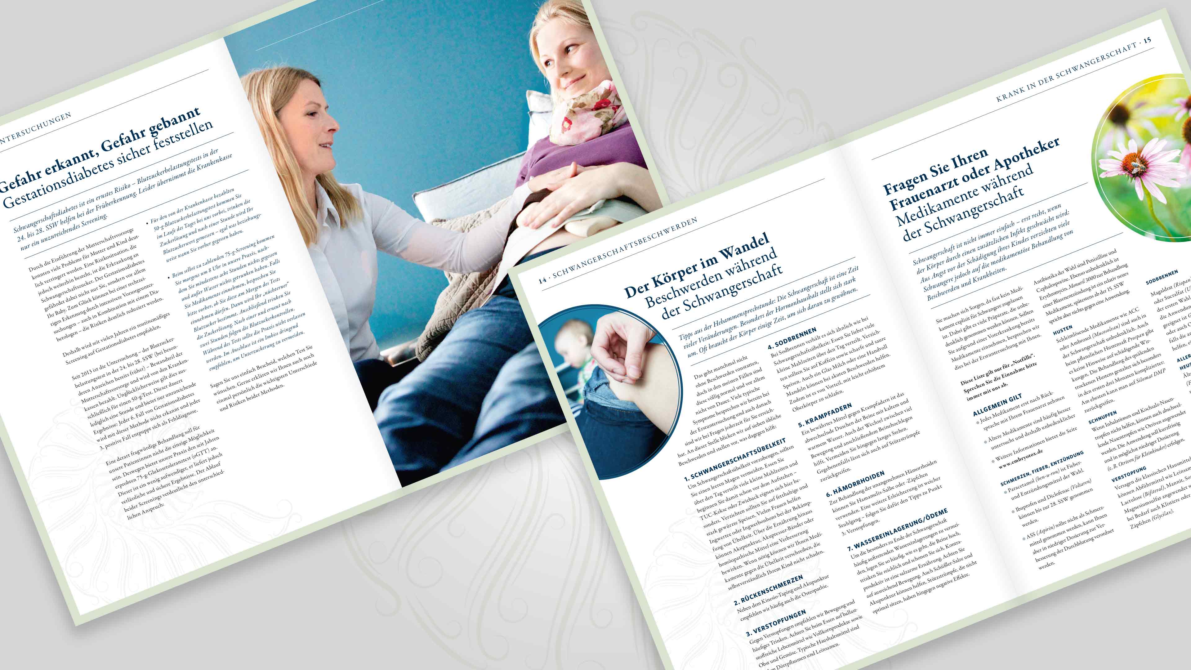 hochzwei_rae_slider_02.jpg Zwei Doppelseiten des Magazins über Schwangerschaft