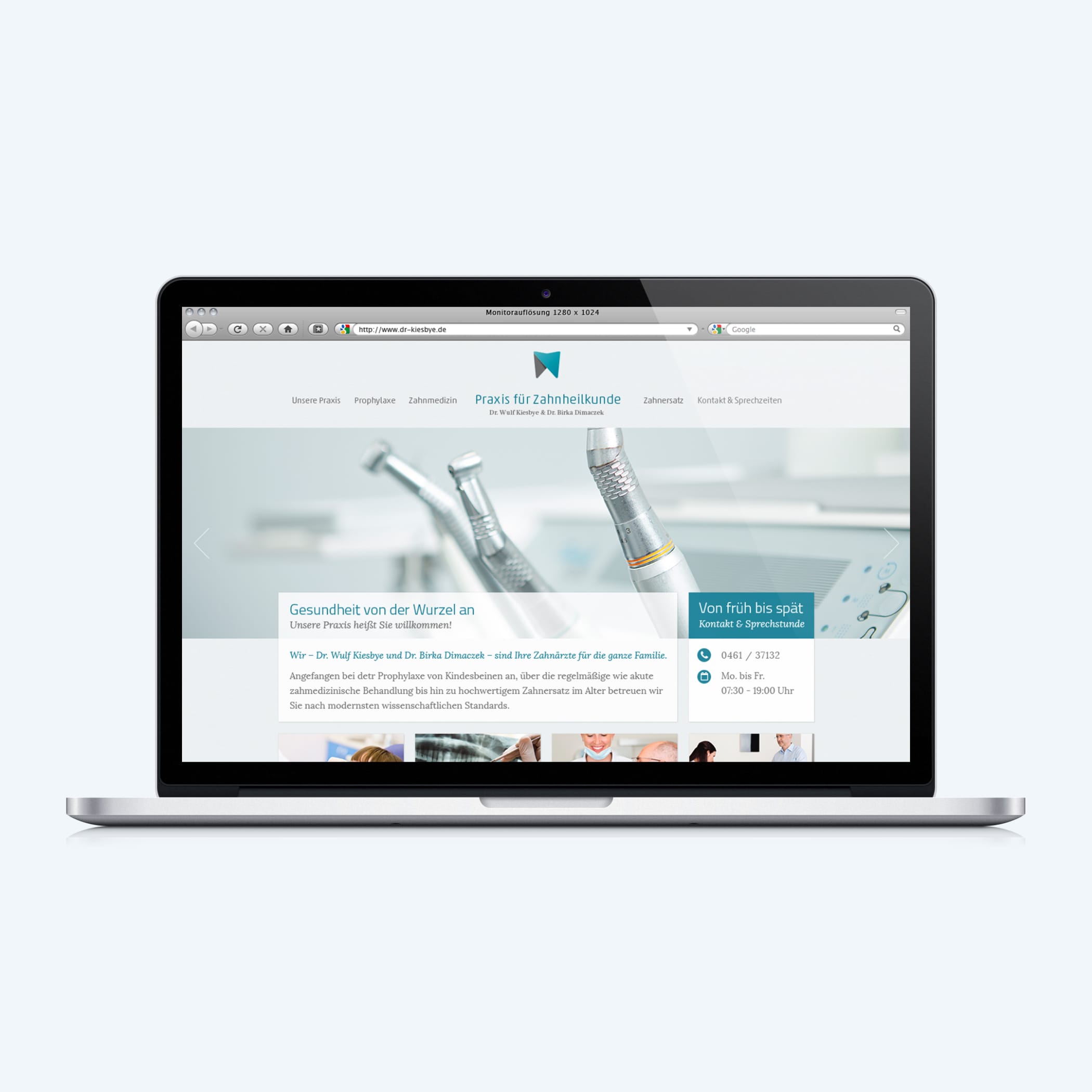 hochzwei_drky_teaser_05.jpg Screenshot der Website auf einem Notebook