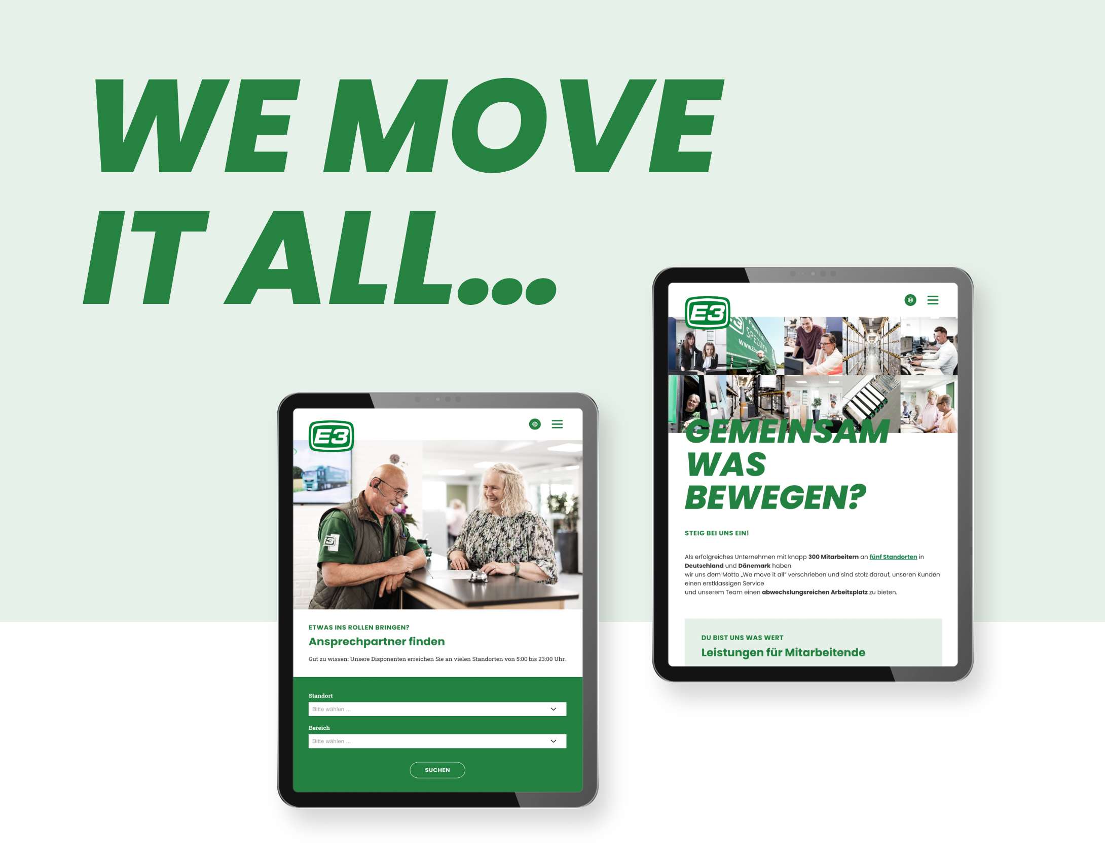 h2_e3_teaser_03.jpg Die neue Website in der Tablet-Ansicht mit dem Claim