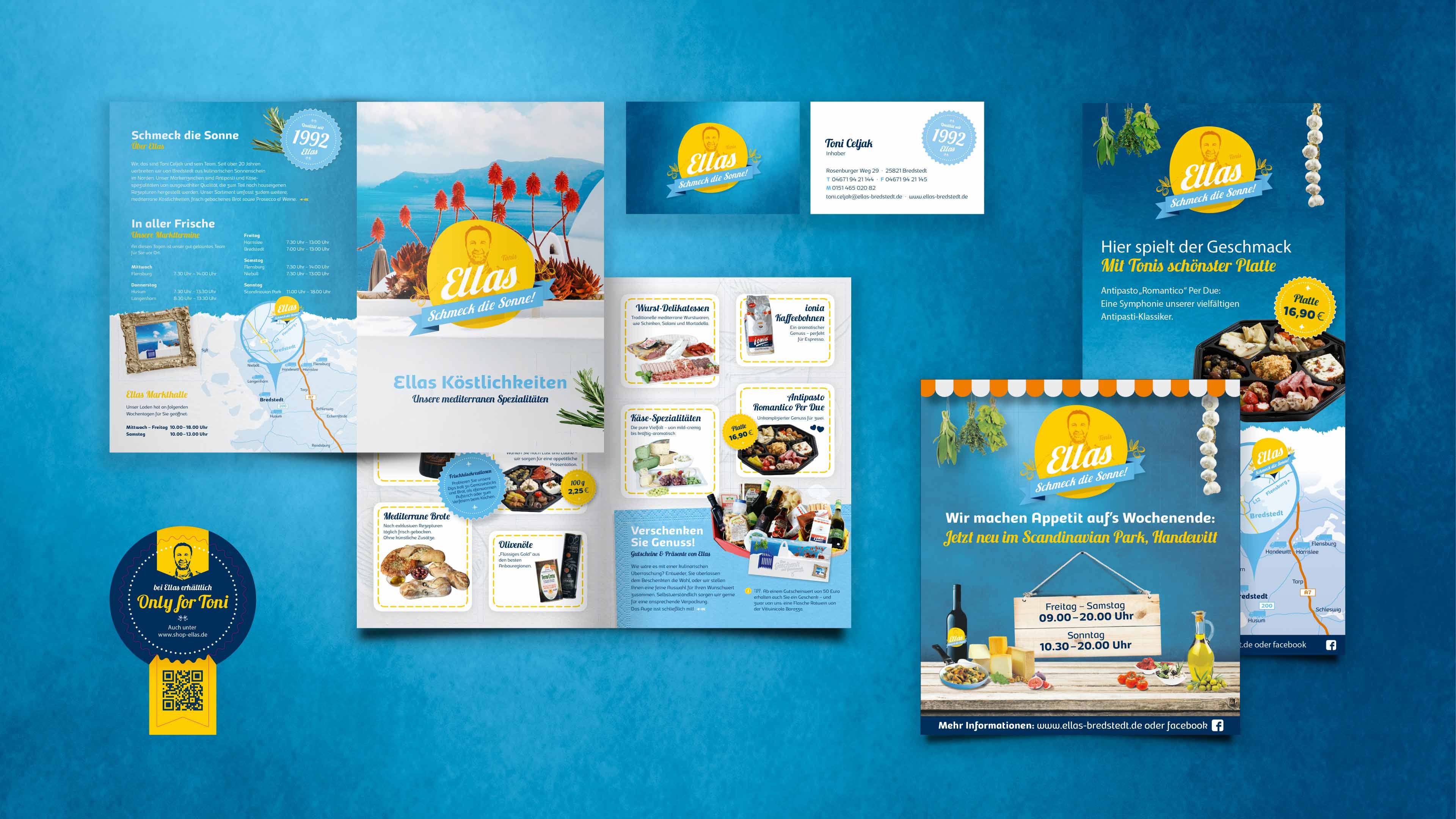 hochzwei_ella_slider_03.jpg Collage von mehrereren Anzeigen und Broschüren von Ellas