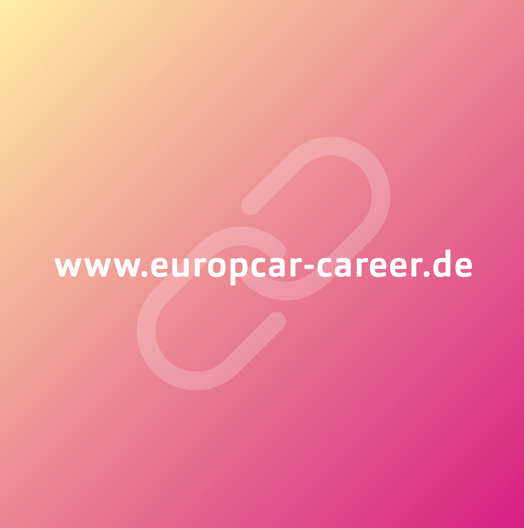 Pinke Linkkachel für Europcar