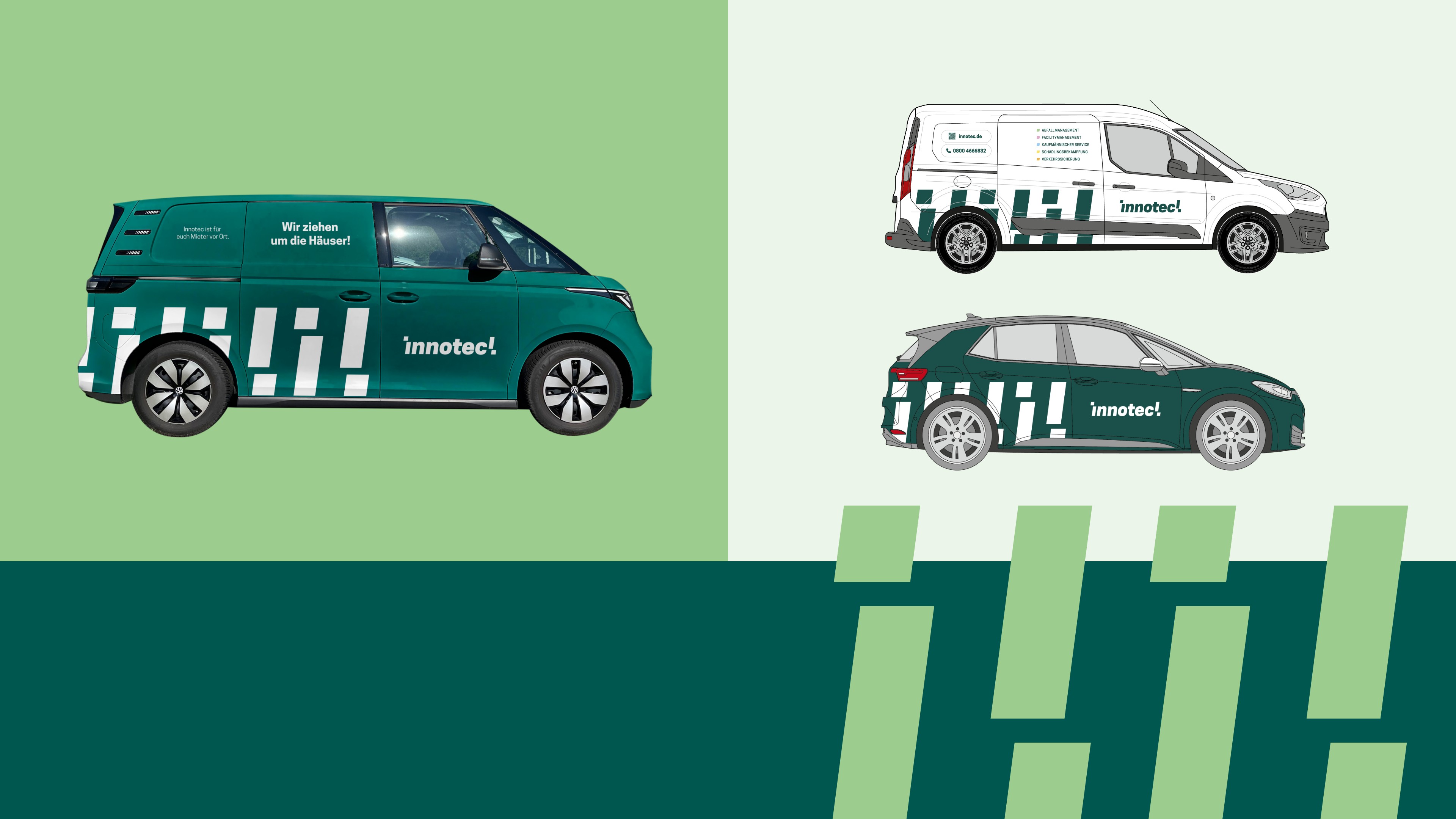 Fahrzeuge mit dem neuen innotec Design