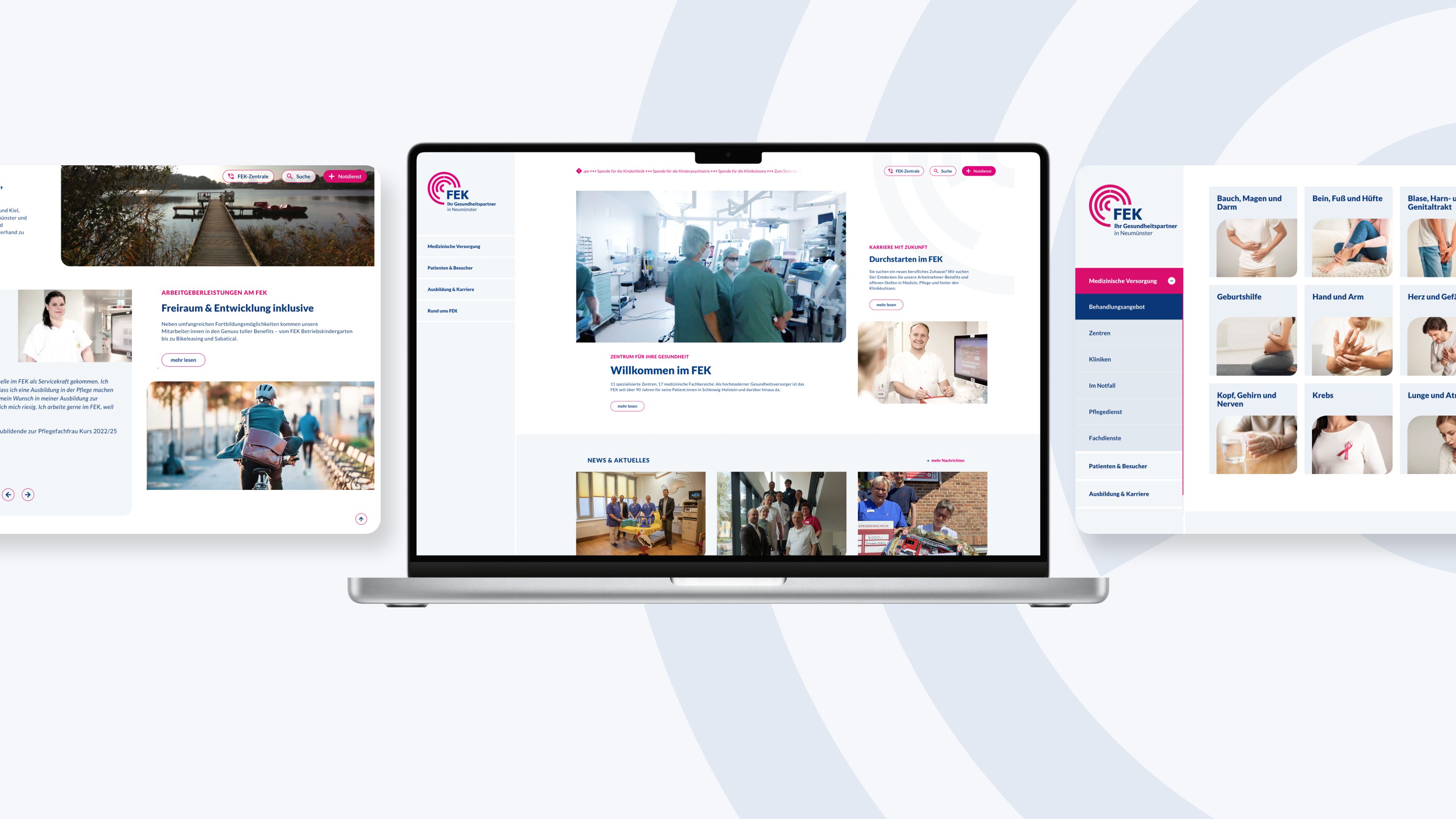 Die neue FEK-Seite