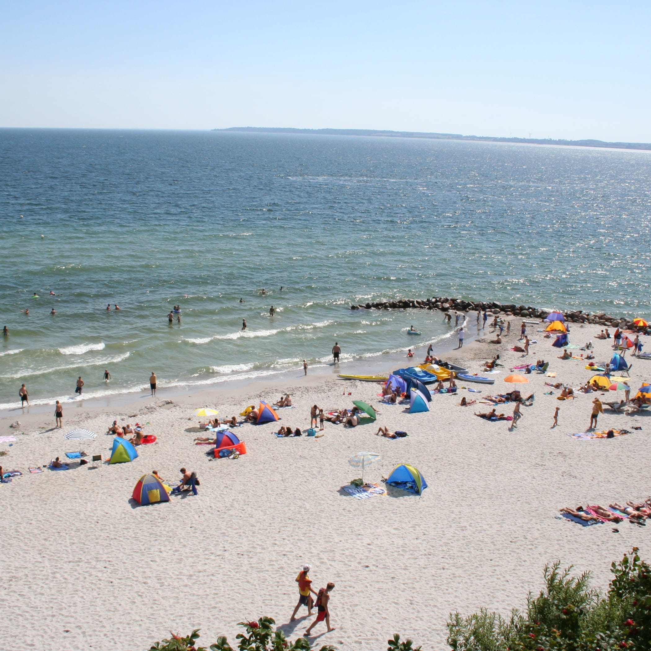 hochzwei_waab_teaser_04.jpg Badende Personen und Strandmuscheln am Strand